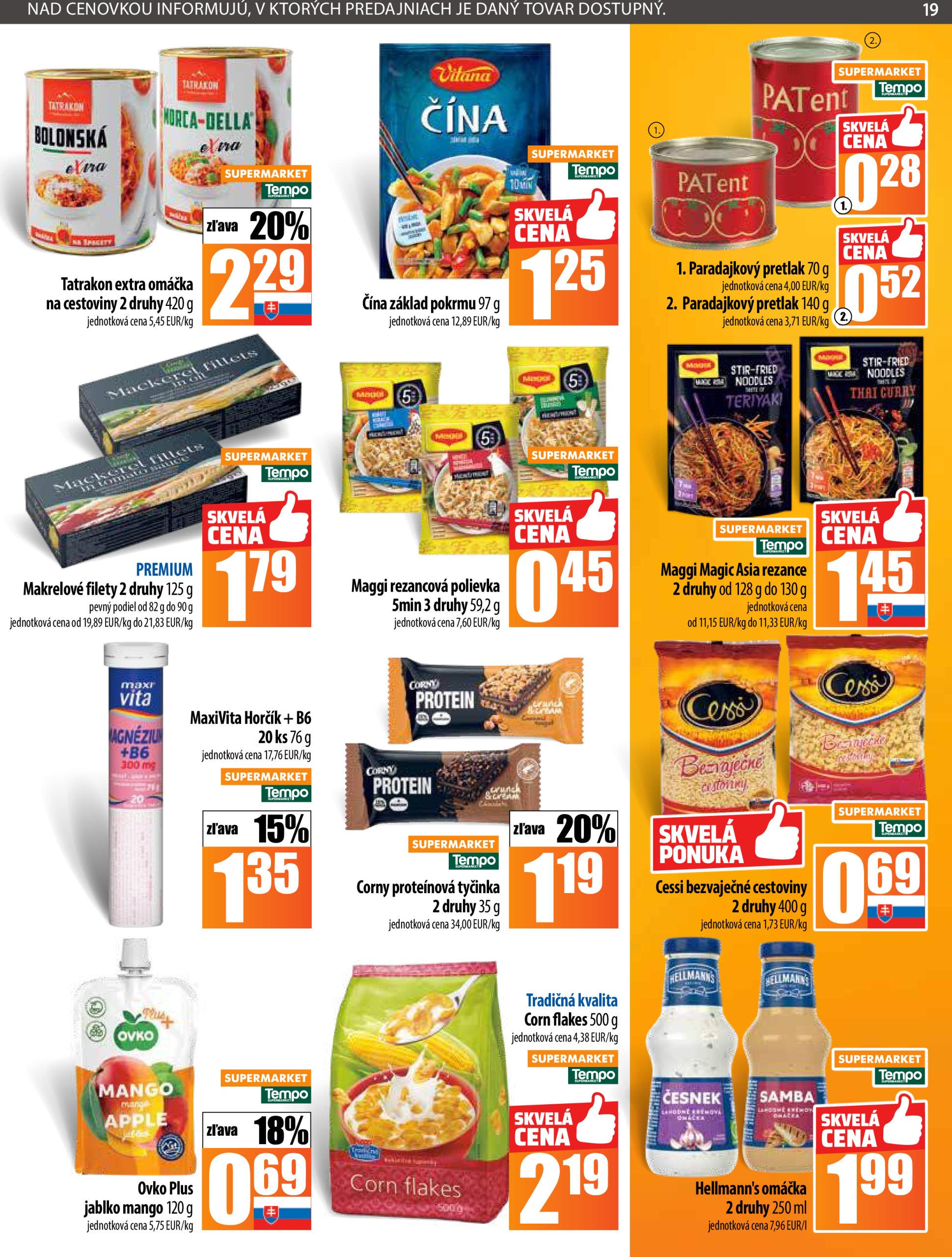coop-jednota - Leták COOP Jednota - Tempo platný od 12.06. do 18.06. - page: 19
