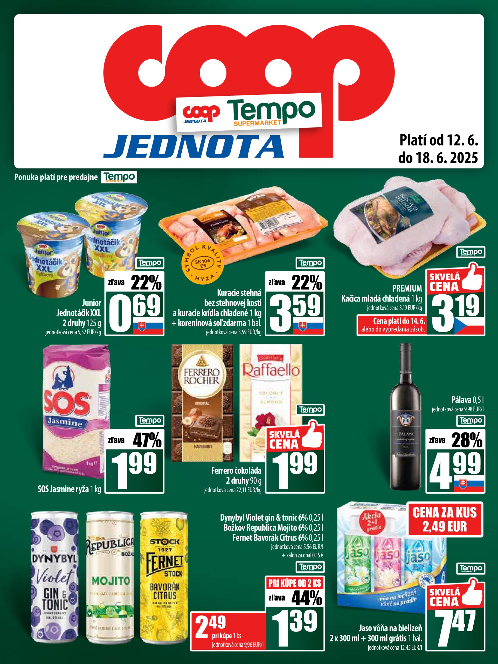 coop-jednota - Leták COOP Jednota - Tempo platný od 12.06. do 18.06. - page: 25