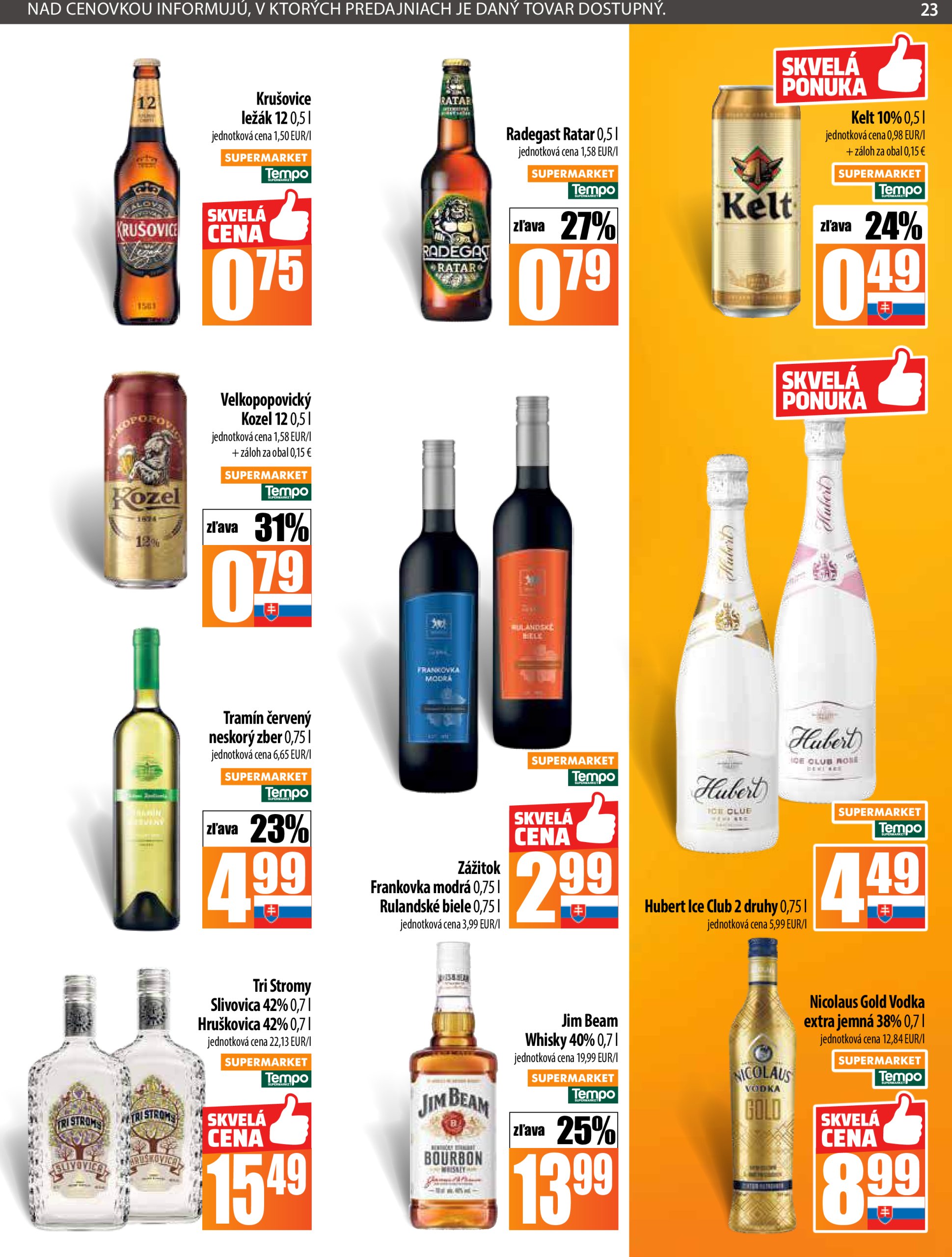 coop-jednota - Leták COOP Jednota platný od 19.06. do 25.06. - page: 23