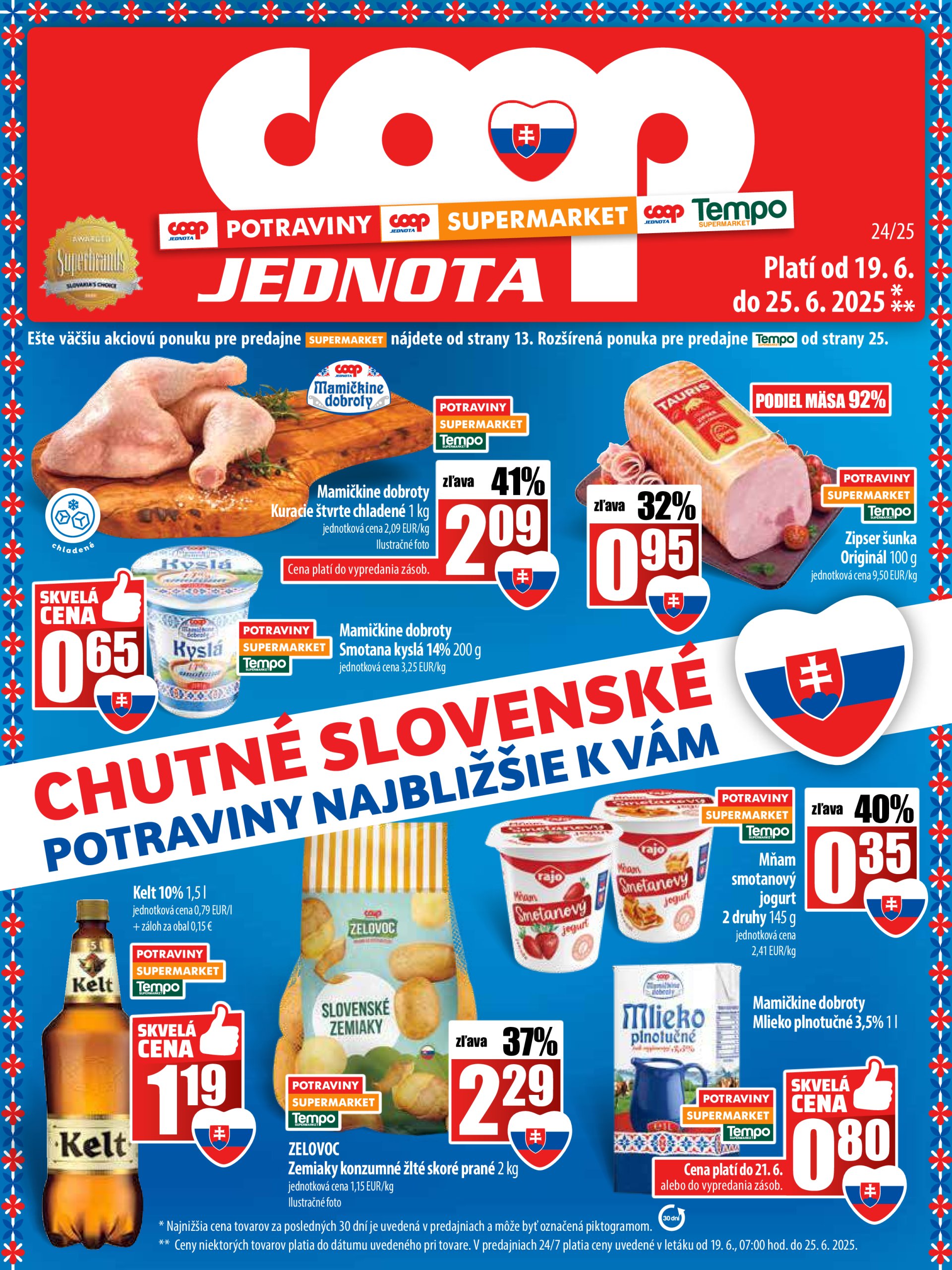 coop-jednota - Leták COOP Jednota platný od 19.06. do 25.06.