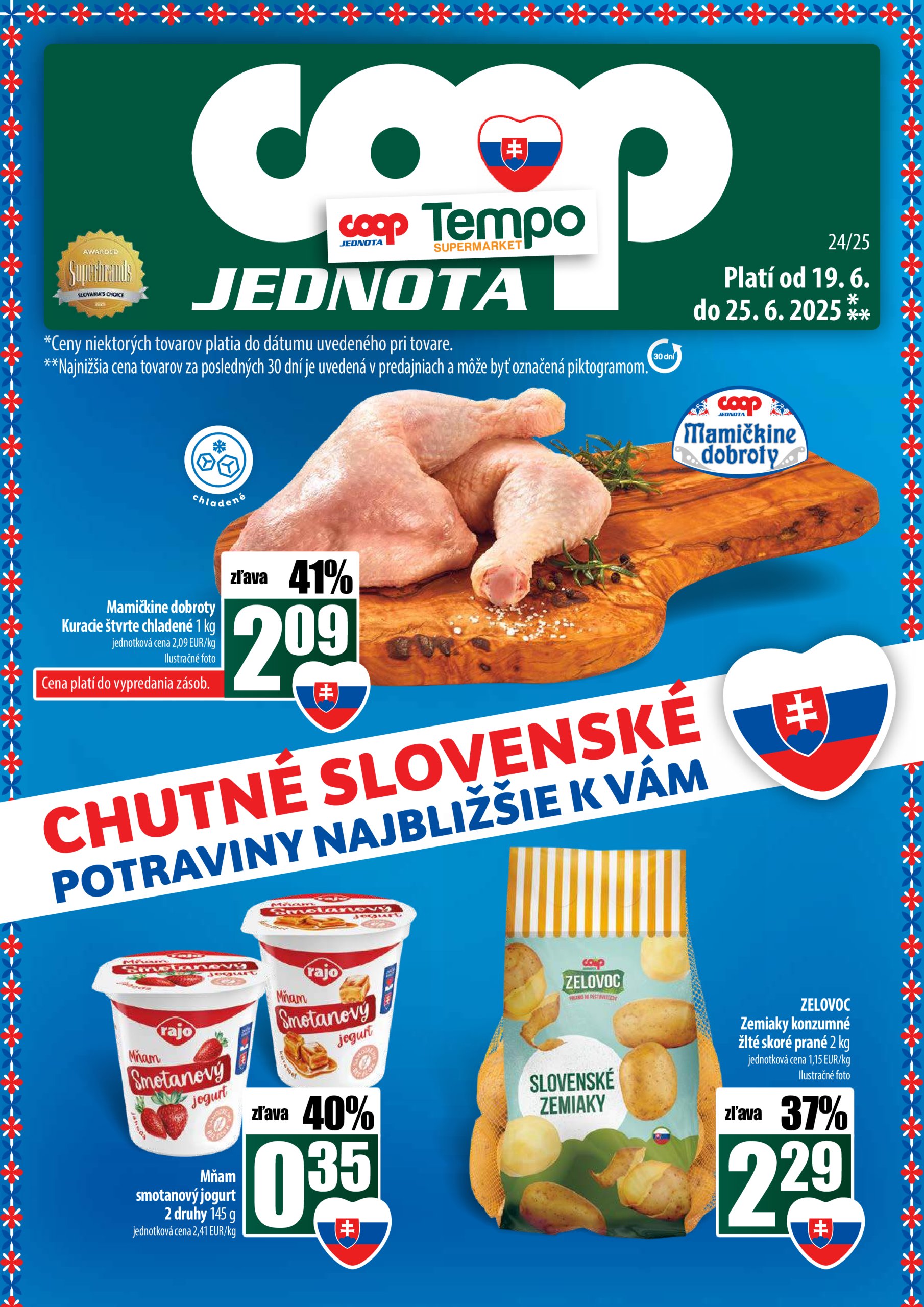 coop-jednota - Leták COOP Jednota - Tempo platný od 19.06. do 25.06.
