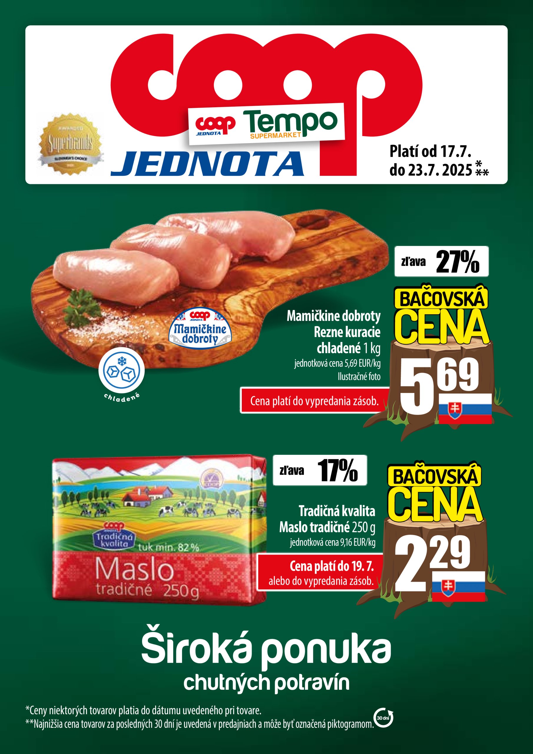 coop-jednota - Leták COOP Jednota - Tempo platný od 17.07. do 23.07. - page: 1 coop-jednota - Leták COOP Jednota - Tempo platný od 17.07. do 23.07. - page: 1