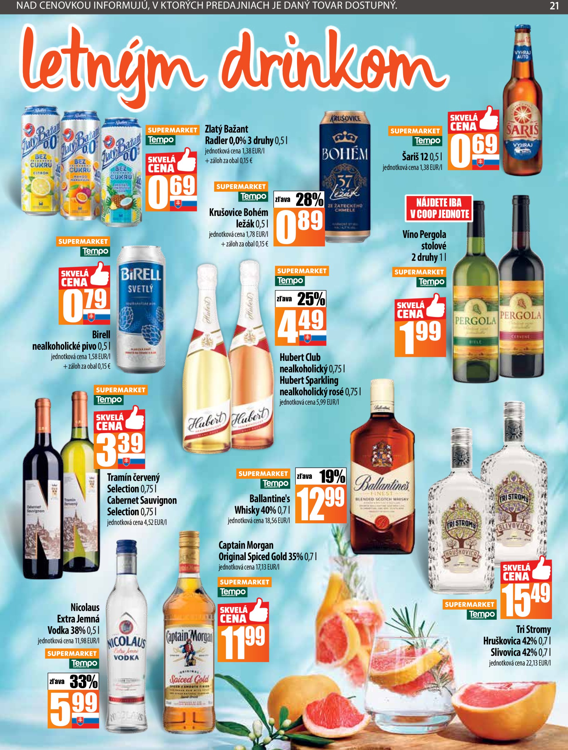 coop-jednota - Leták COOP Jednota platný od 24.07. do 30.07. - page: 21