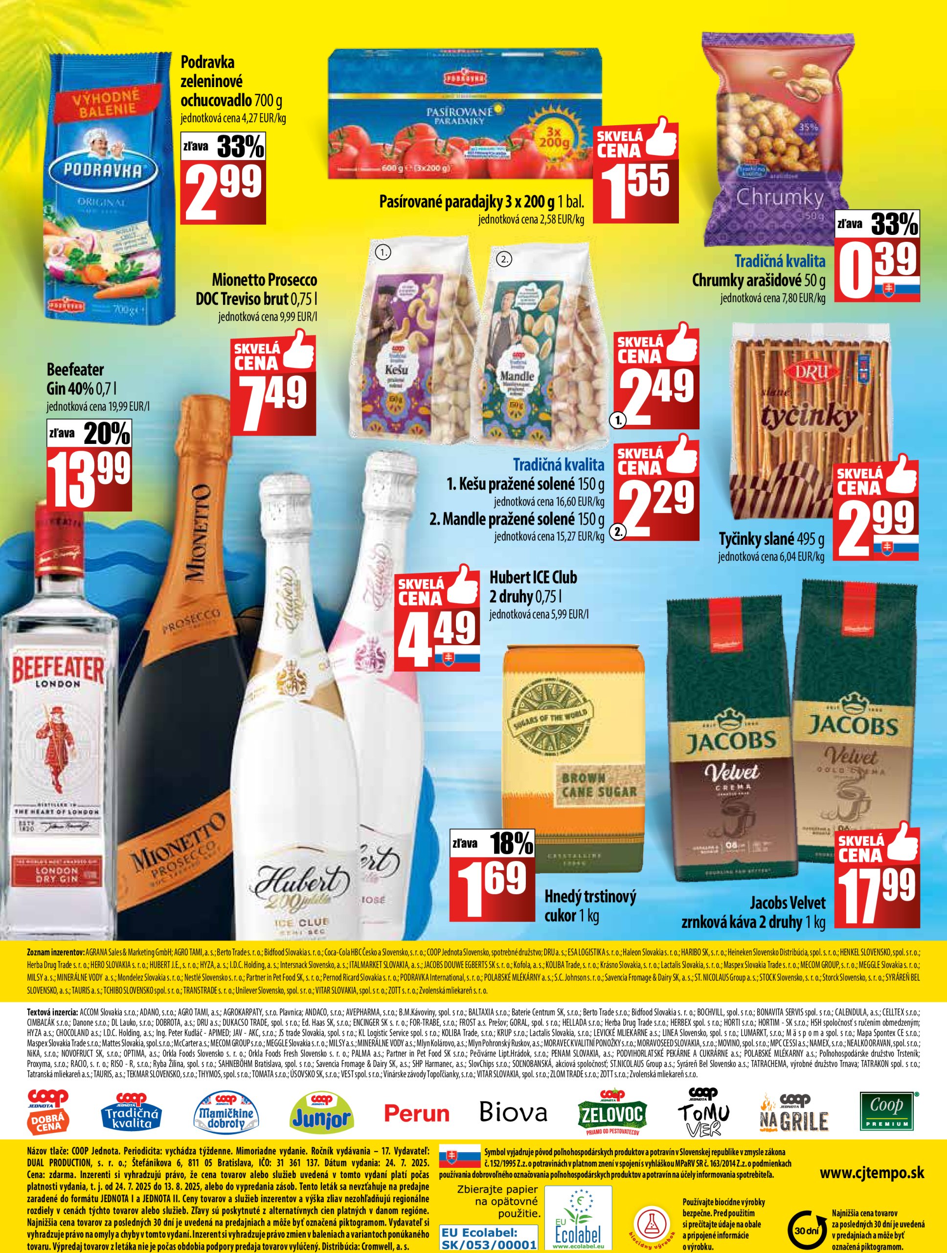 coop-jednota - Leták COOP Jednota - Tempo platný od 24.07. do 13.08. - page: 6