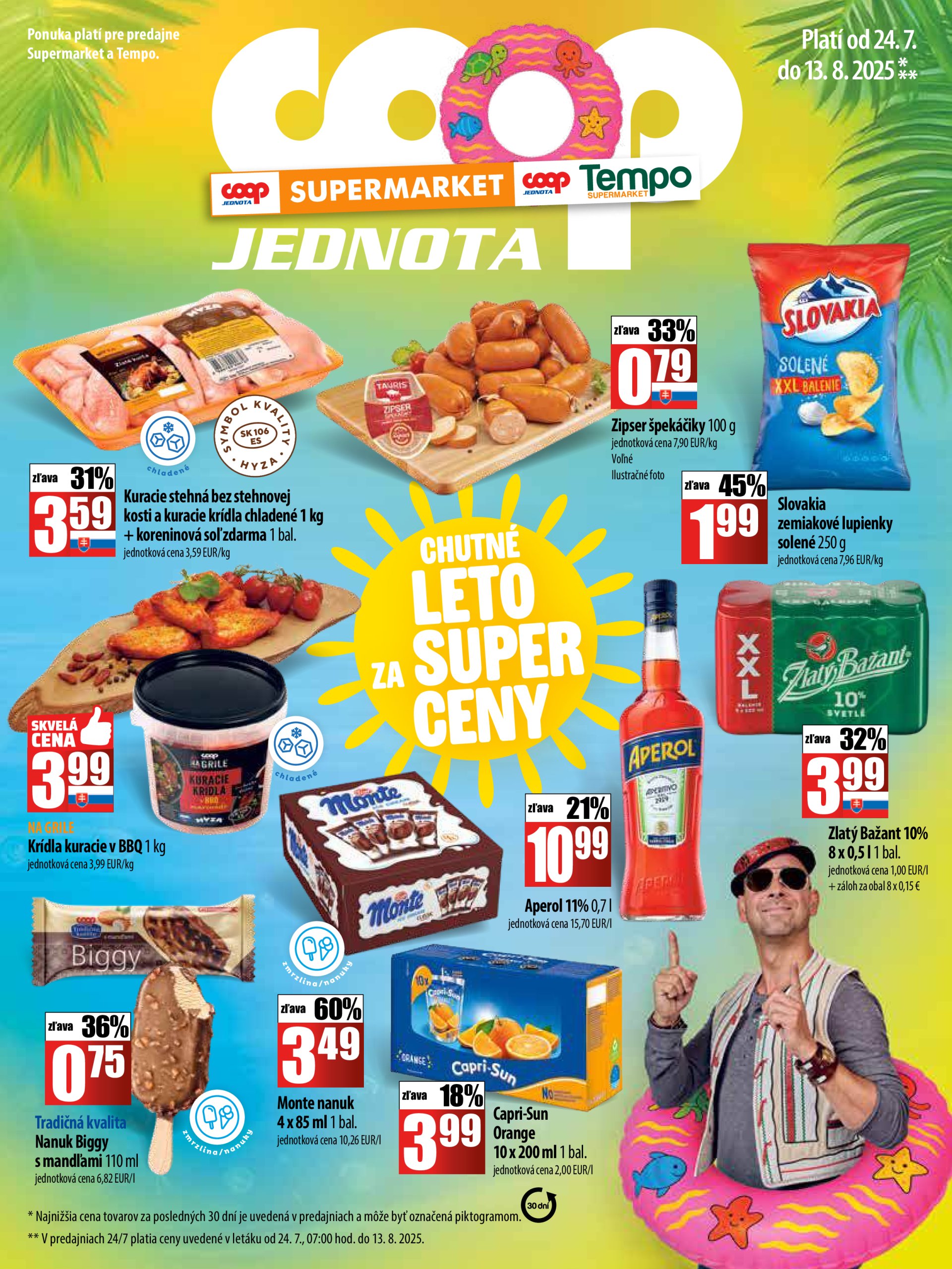 coop-jednota - Leták COOP Jednota - Tempo platný od 24.07. do 13.08.