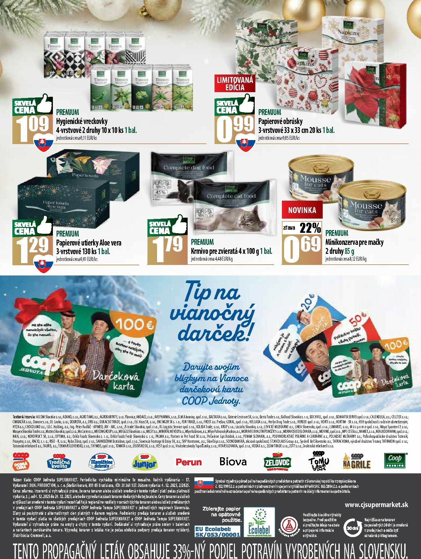 coop-jednota - Leták COOP Jednota - Tempo - Premium platný od 04.12. do 24.12. - page: 4