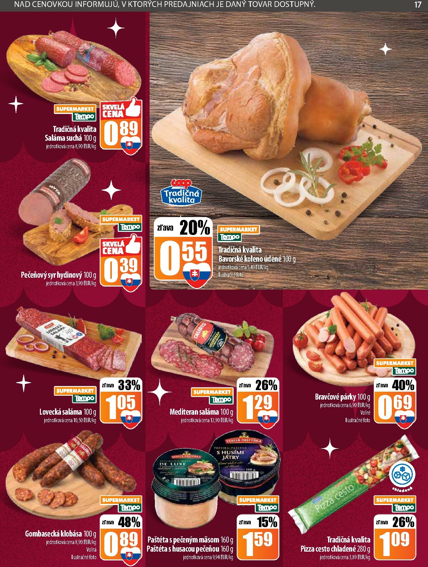 coop-jednota - Leták COOP Jednota - Tempo platný od 11.12. do 17.12. - page: 17