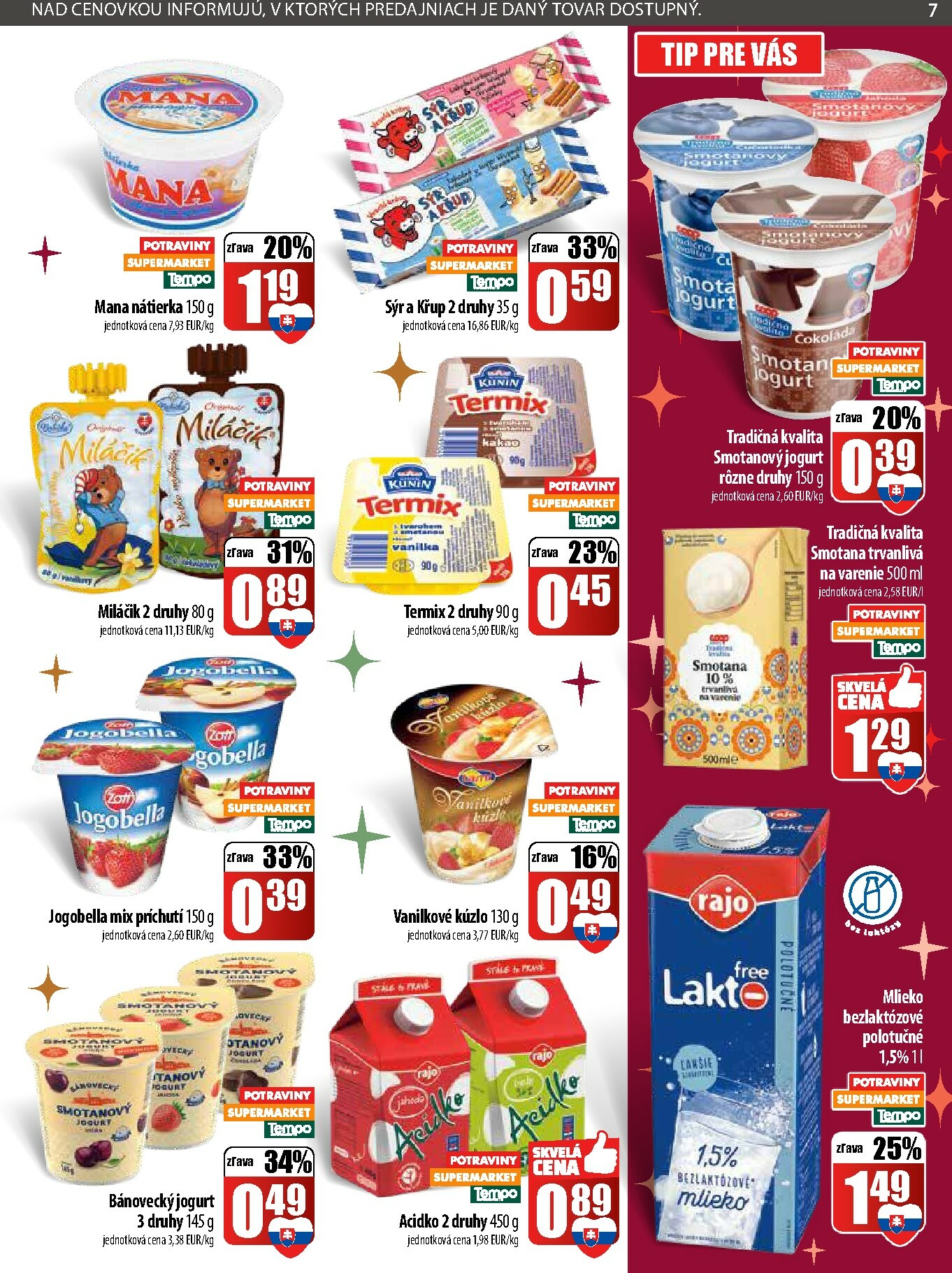 coop-jednota - Leták COOP Jednota - Tempo platný od 11.12. do 17.12. - page: 7