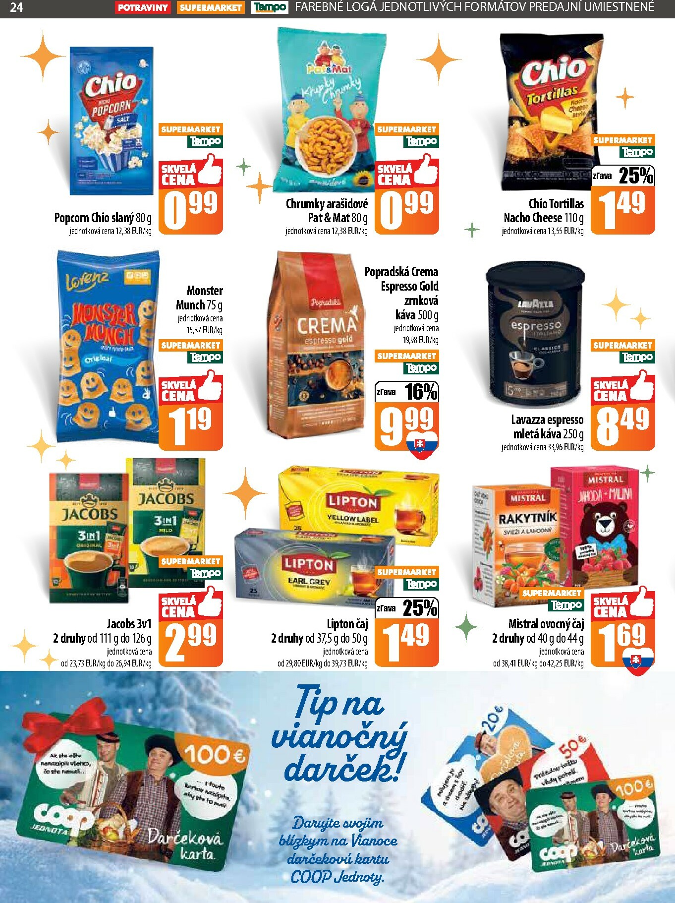 coop-jednota - Leták COOP Jednota - Tempo platný od 11.12. do 17.12. - page: 24