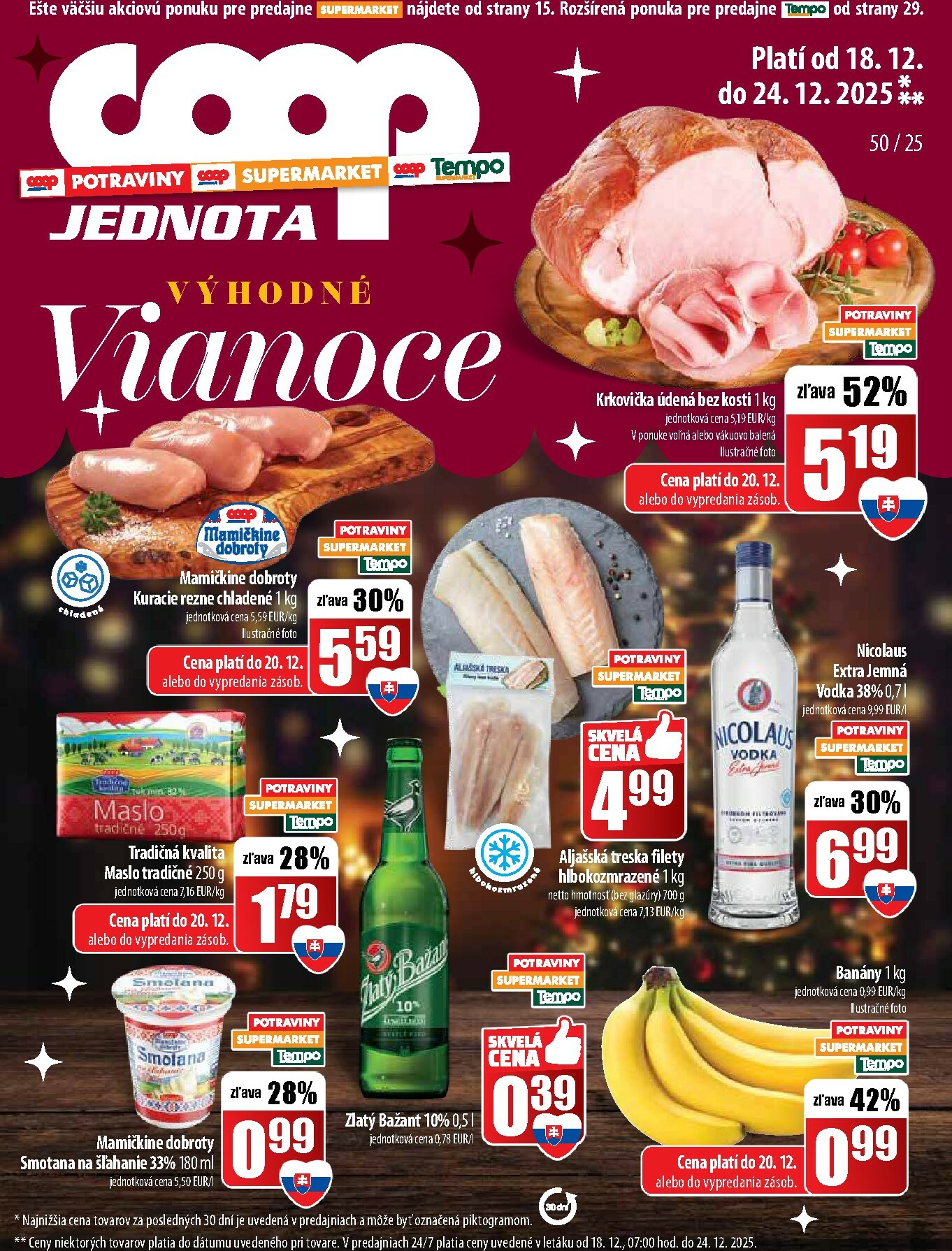 coop-jednota - Leták COOP Jednota platný od 18.12. do 24.12.