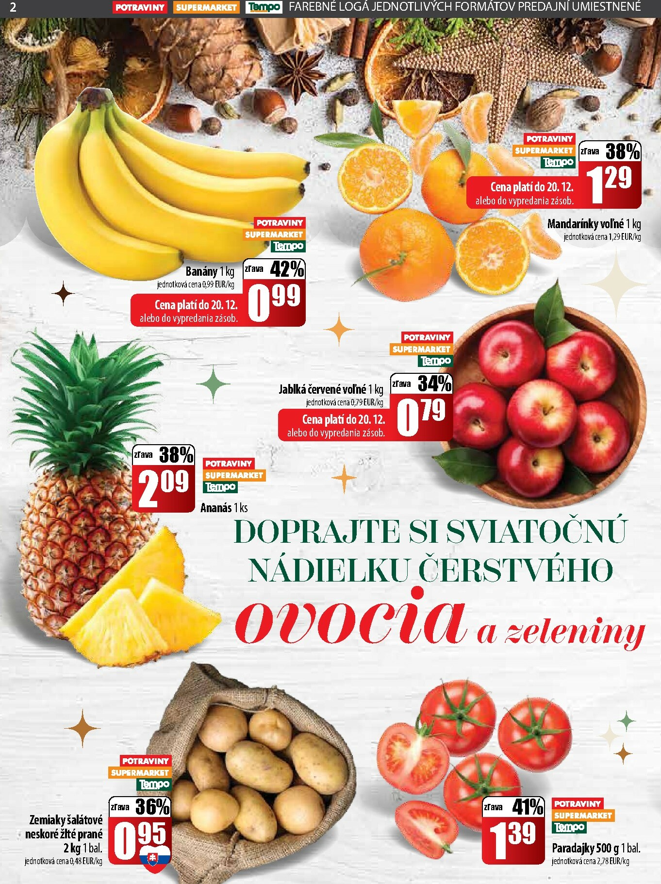 coop-jednota - Leták COOP Jednota platný od 18.12. do 24.12. - page: 2