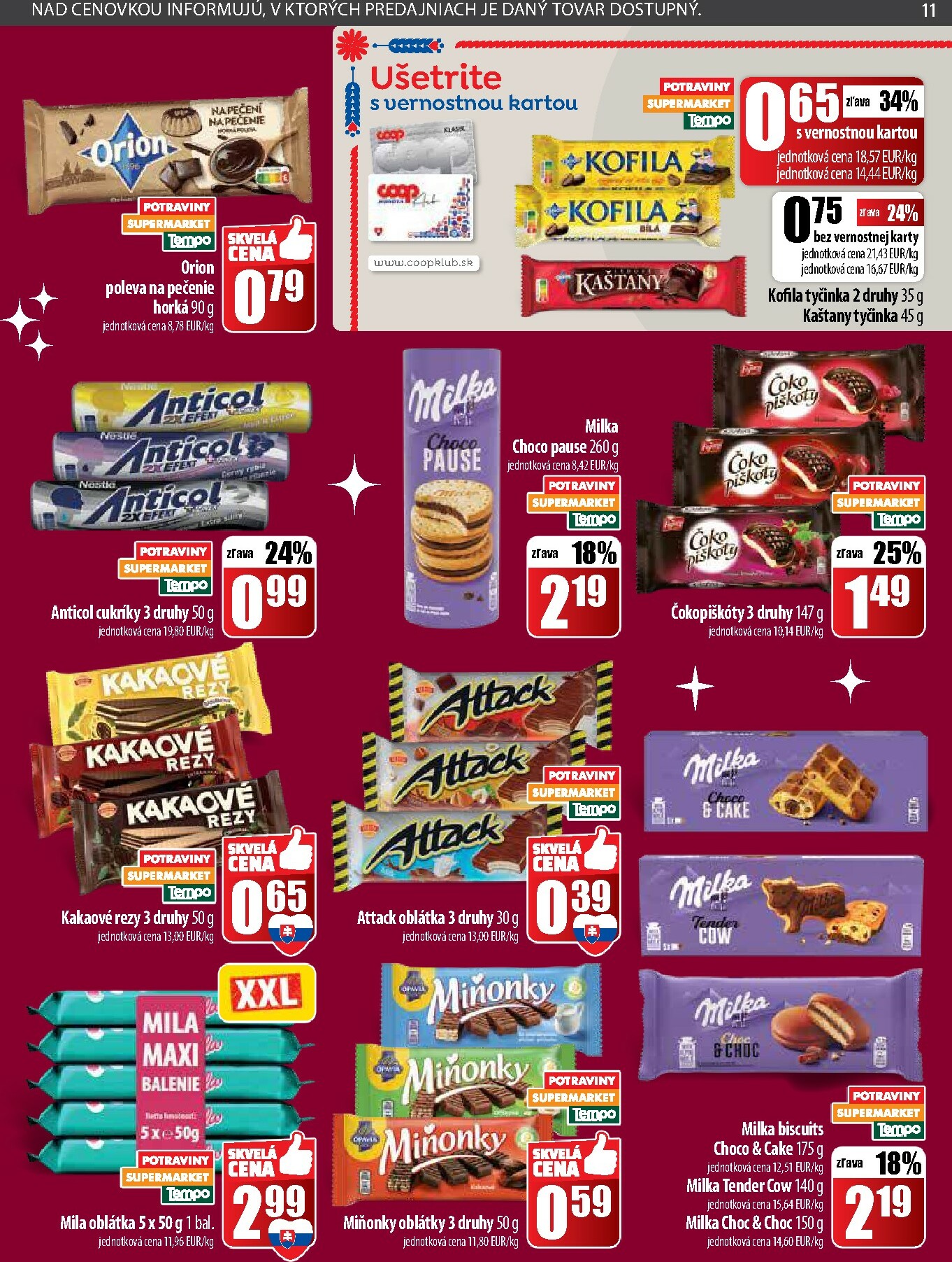 coop-jednota - Leták COOP Jednota platný od 18.12. do 24.12. - page: 11