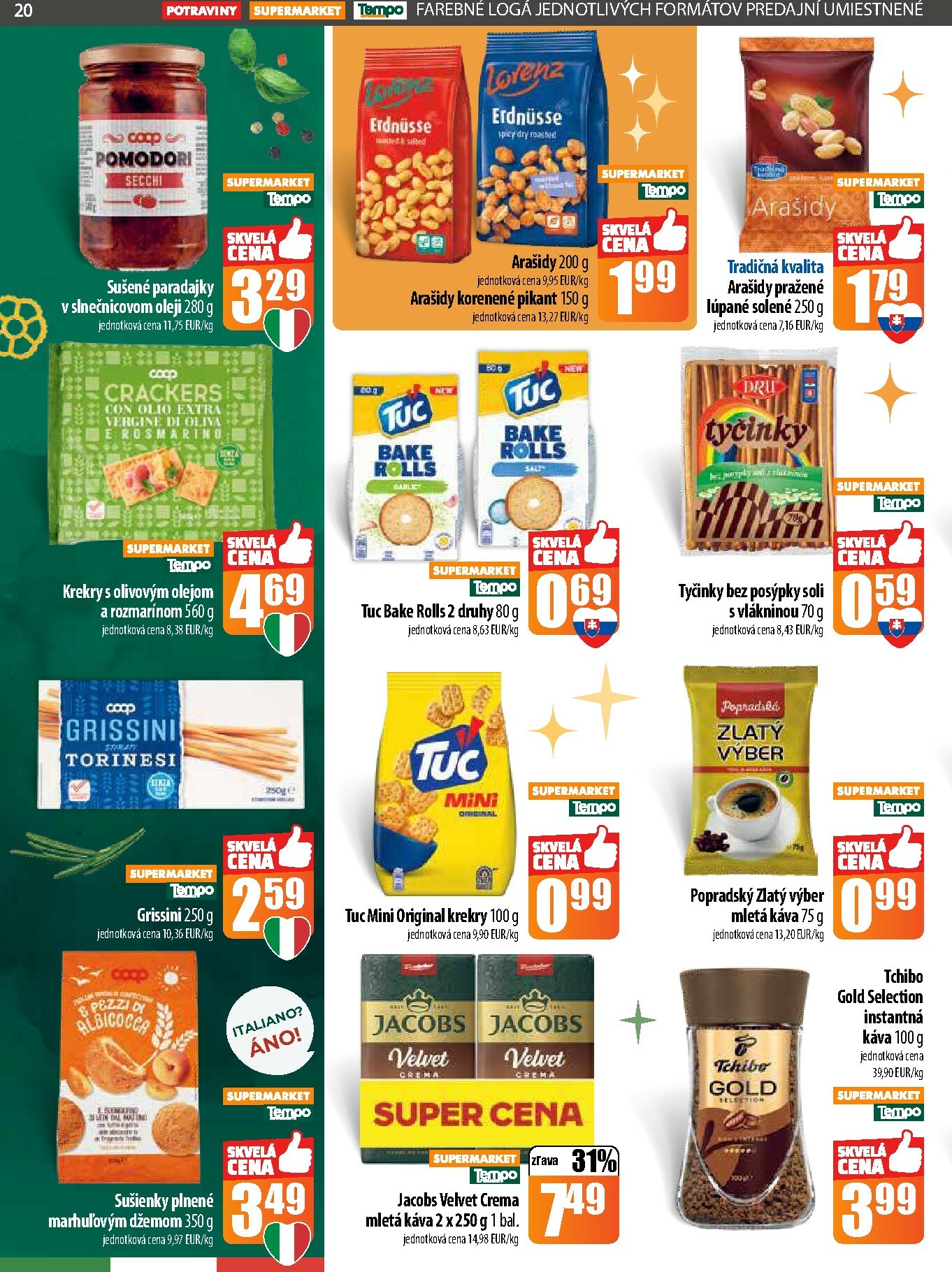 coop-jednota - Leták COOP Jednota - Tempo platný od 22.12. do 31.12. - page: 20