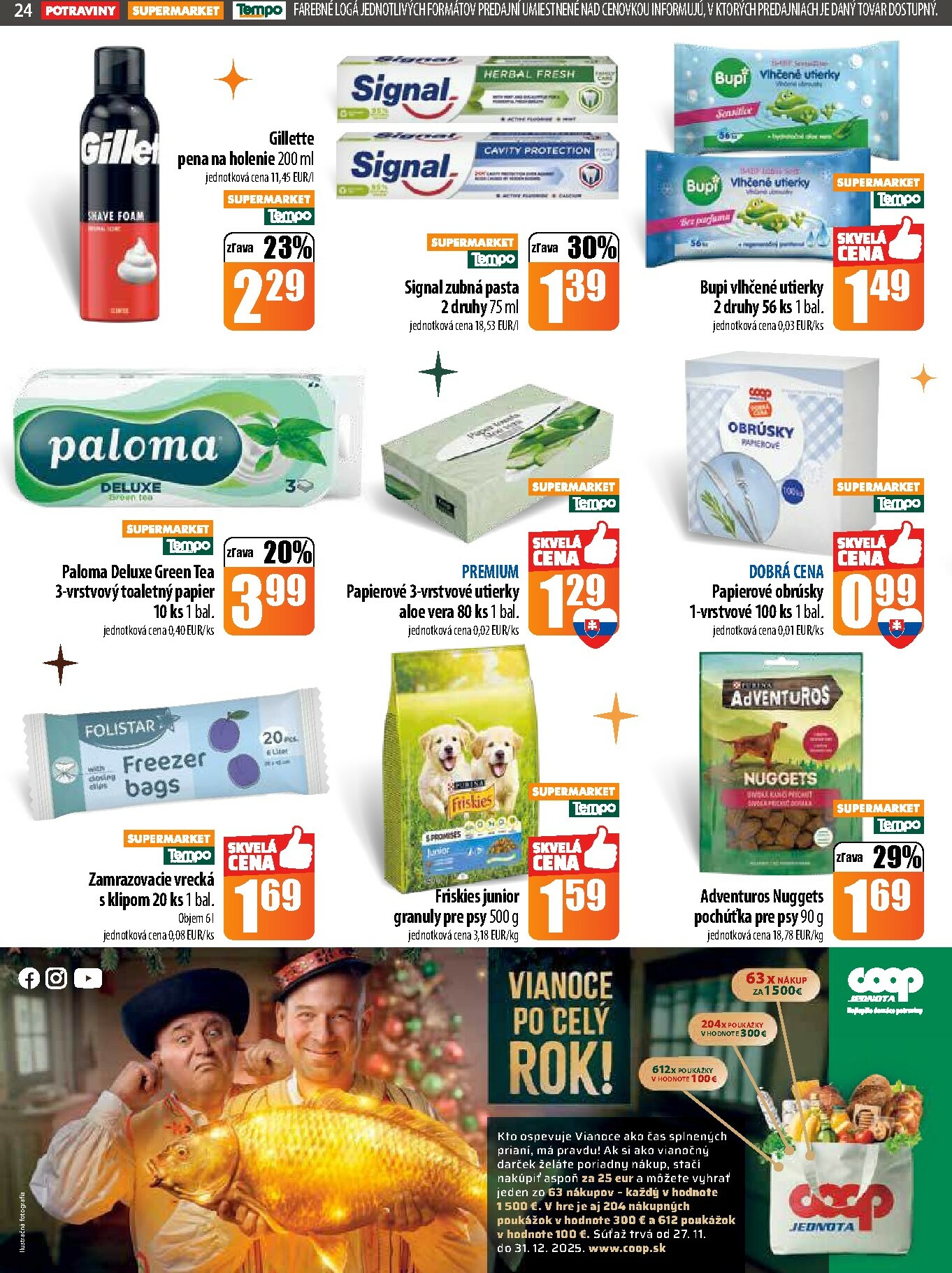 coop-jednota - Leták COOP Jednota - Tempo platný od 22.12. do 31.12. - page: 24