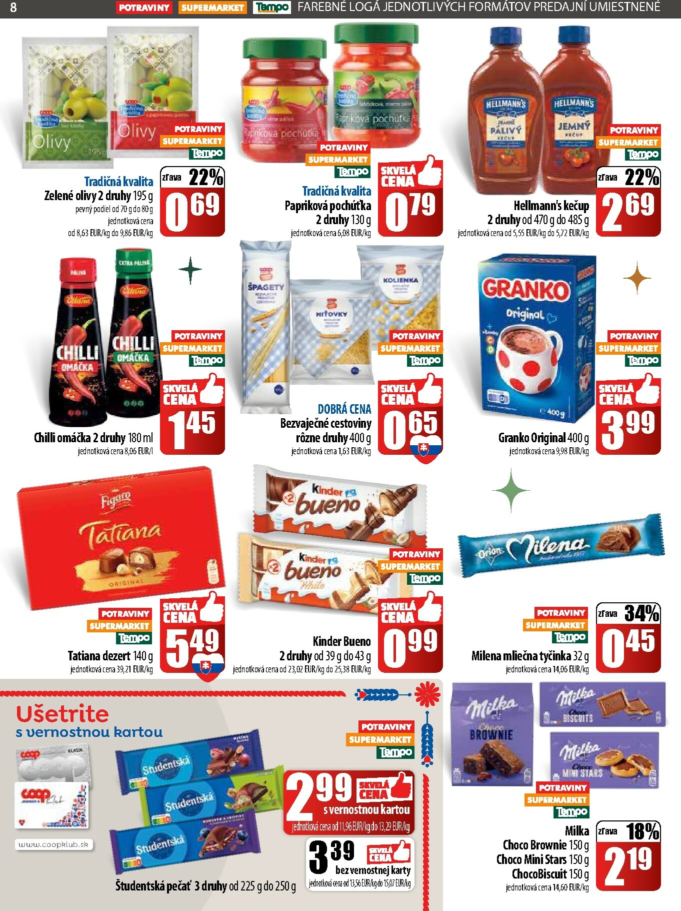 coop-jednota - Leták COOP Jednota - Tempo platný od 22.12. do 31.12. - page: 8