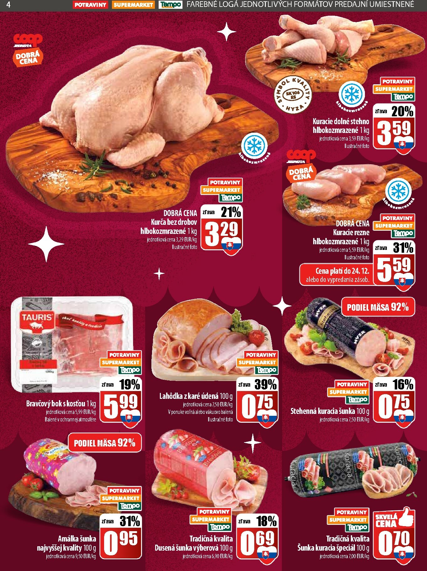 coop-jednota - Leták COOP Jednota - Tempo platný od 22.12. do 31.12. - page: 4