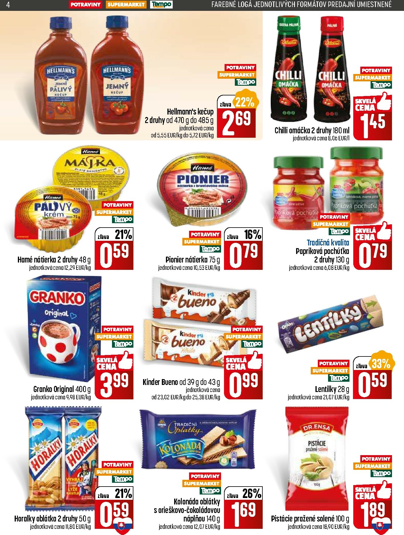 coop-jednota - Leták COOP Jednota - Tempo platný od 01.01. do 07.01. - page: 4