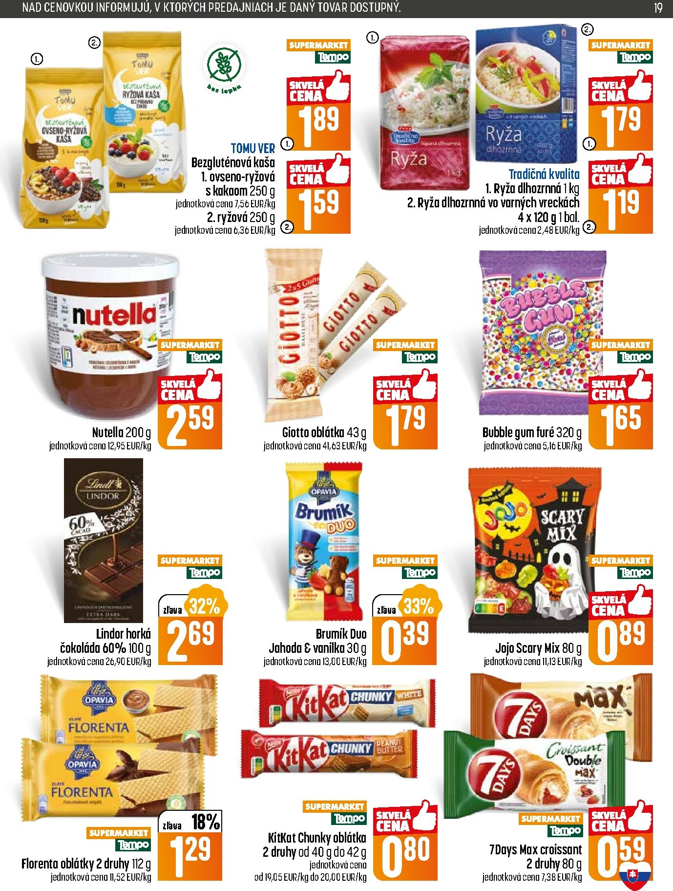 coop-jednota - Leták COOP Jednota - Tempo platný od 08.01. do 14.01. - page: 19