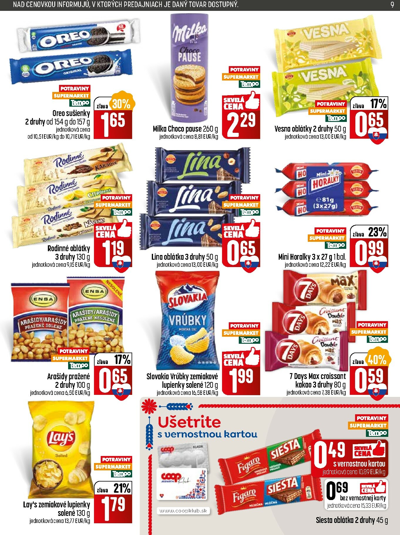 coop-jednota - Leták COOP Jednota - Tempo platný od 08.01. do 14.01. - page: 9