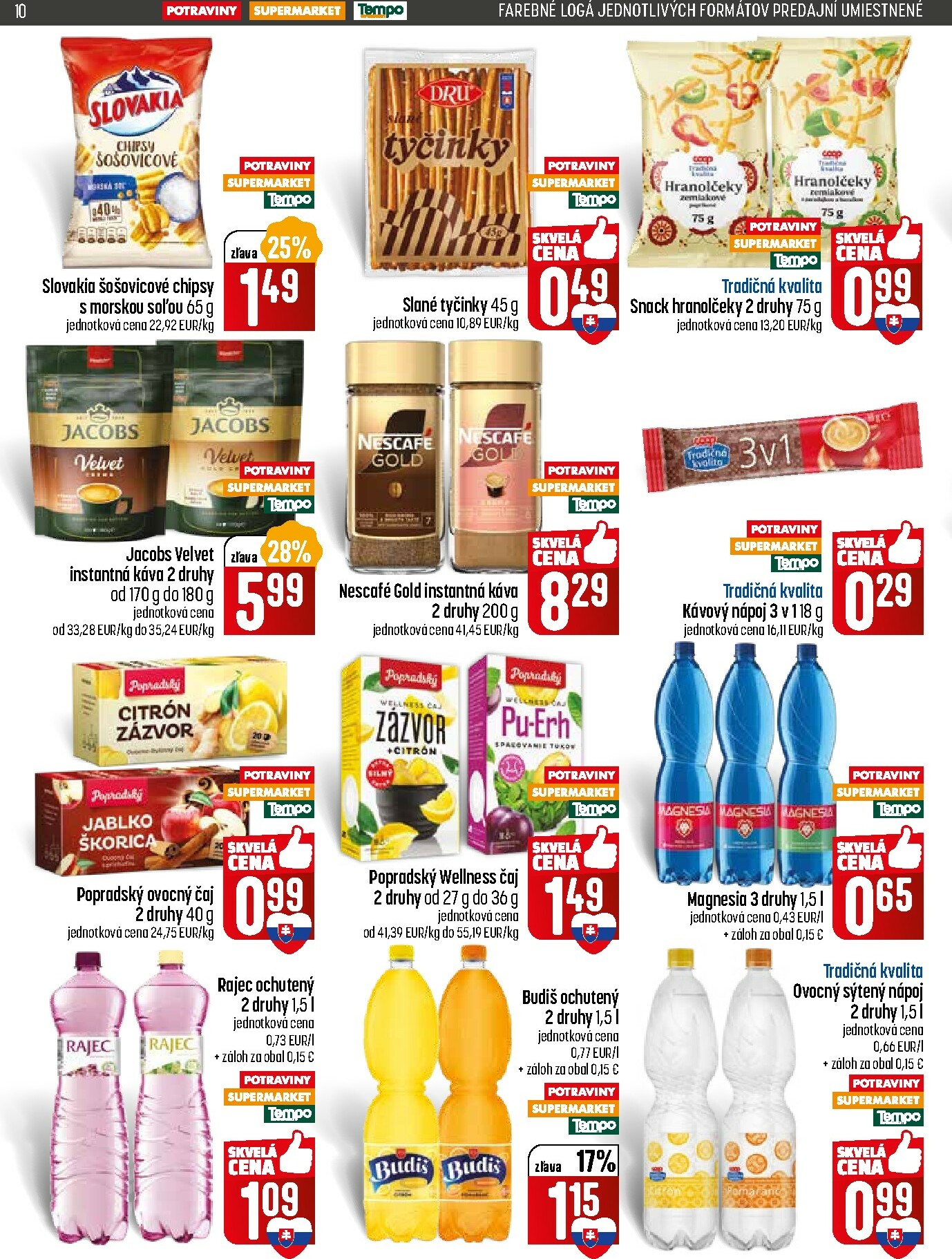 coop-jednota - Leták COOP Jednota - Tempo platný od 08.01. do 14.01. - page: 10