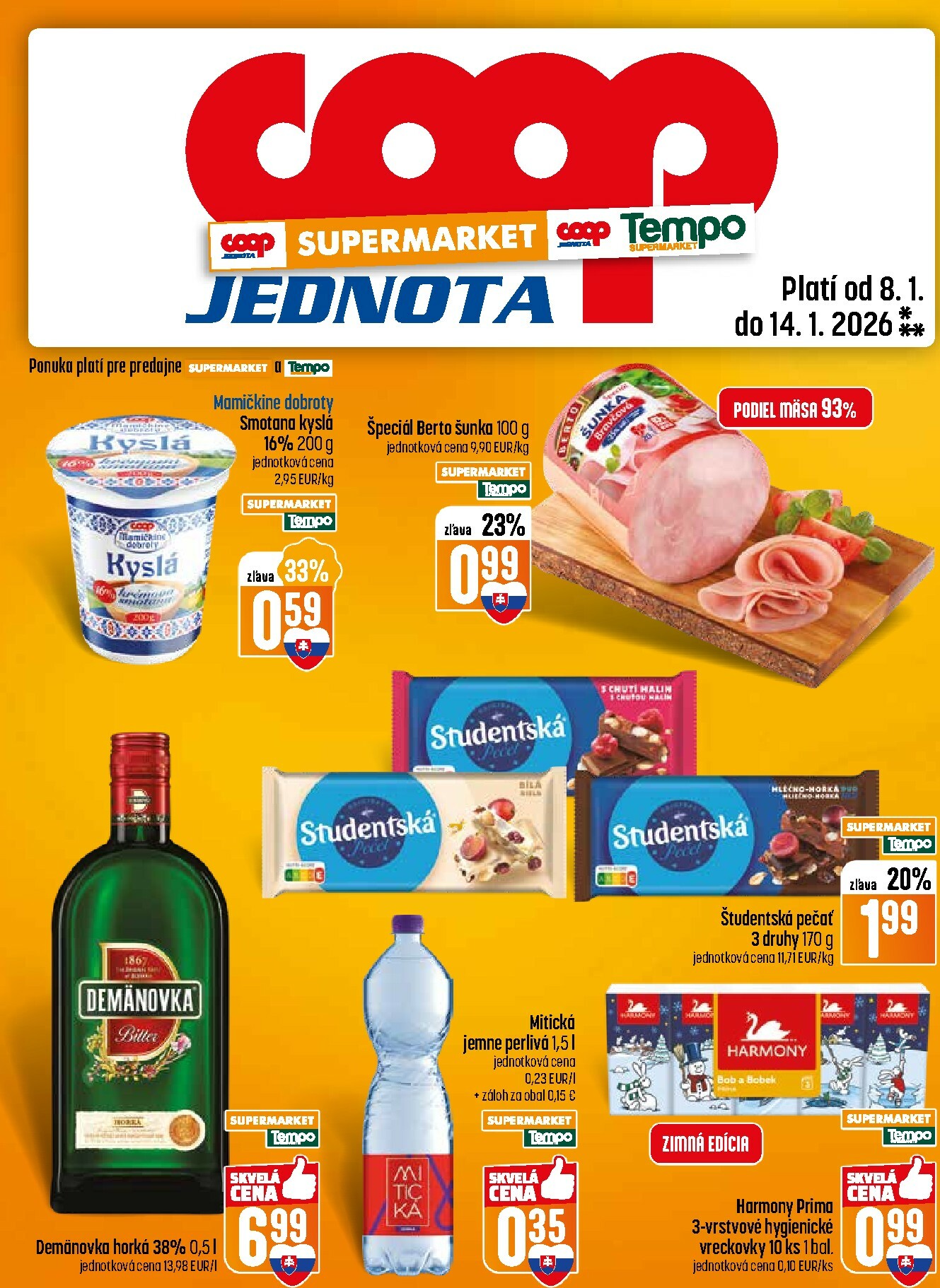 coop-jednota - Leták COOP Jednota - Tempo platný od 08.01. do 14.01. - page: 13