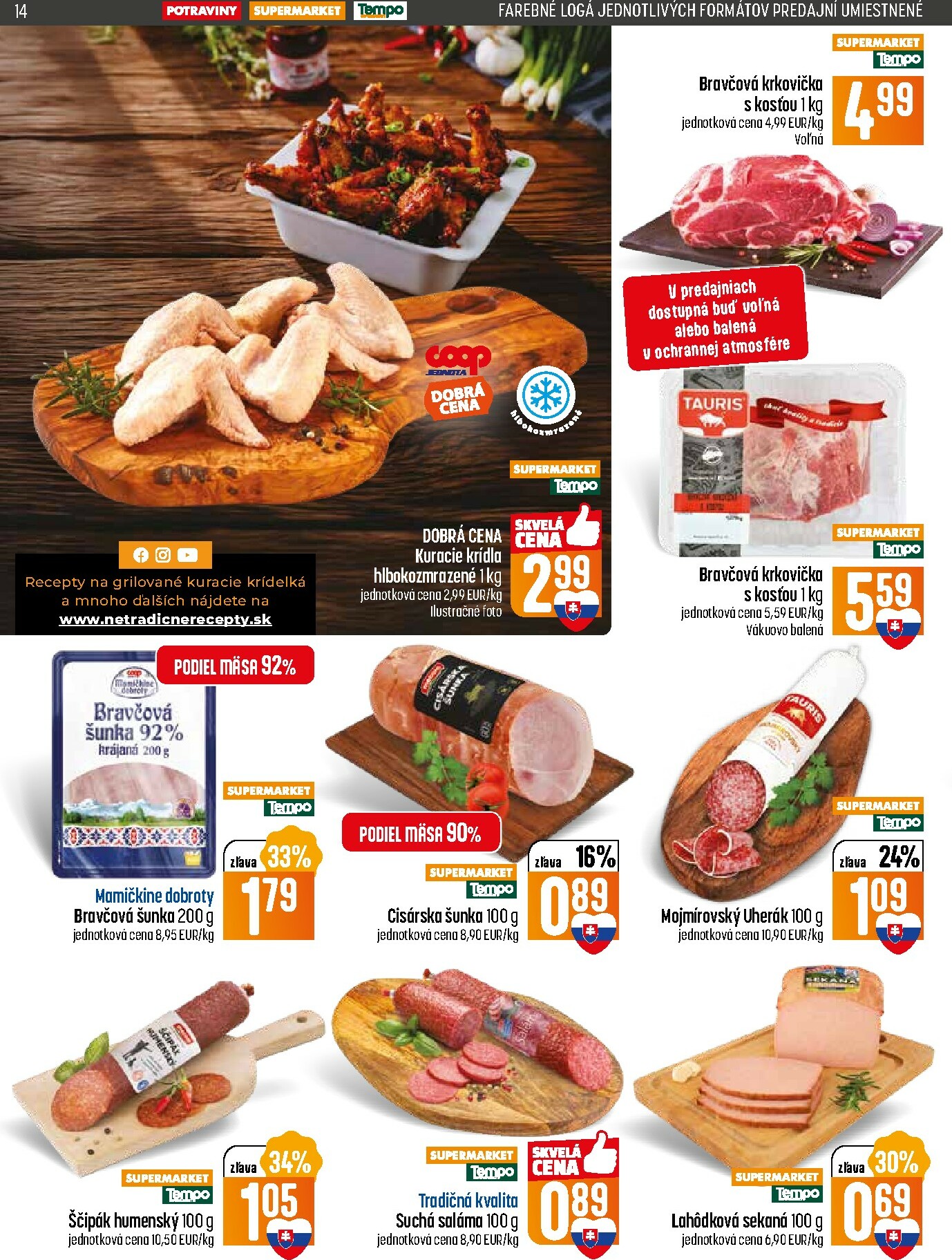 coop-jednota - Leták COOP Jednota - Tempo platný od 08.01. do 14.01. - page: 14