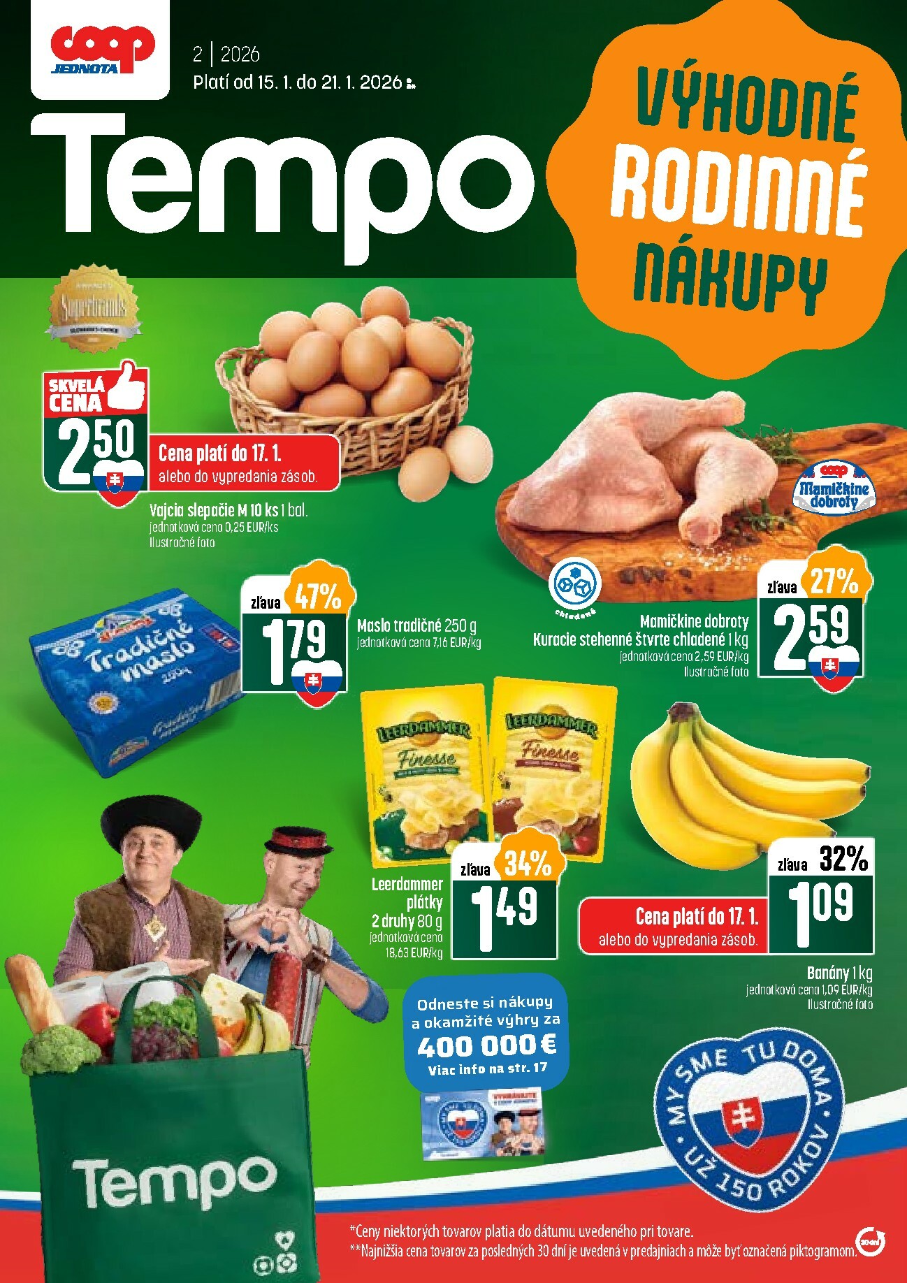 coop-jednota - Leták COOP Jednota - Tempo platný od 15.01. do 21.01.