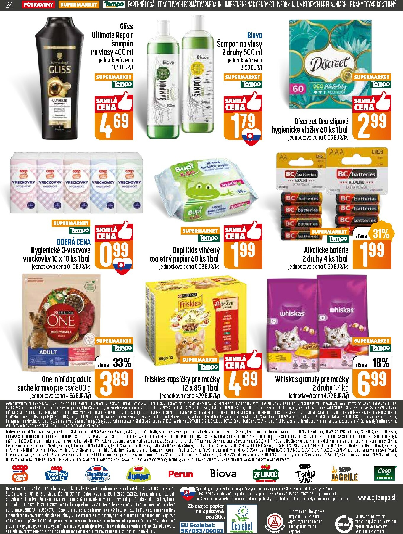 coop-jednota - Leták COOP Jednota platný od 15.01. do 21.01. - page: 24