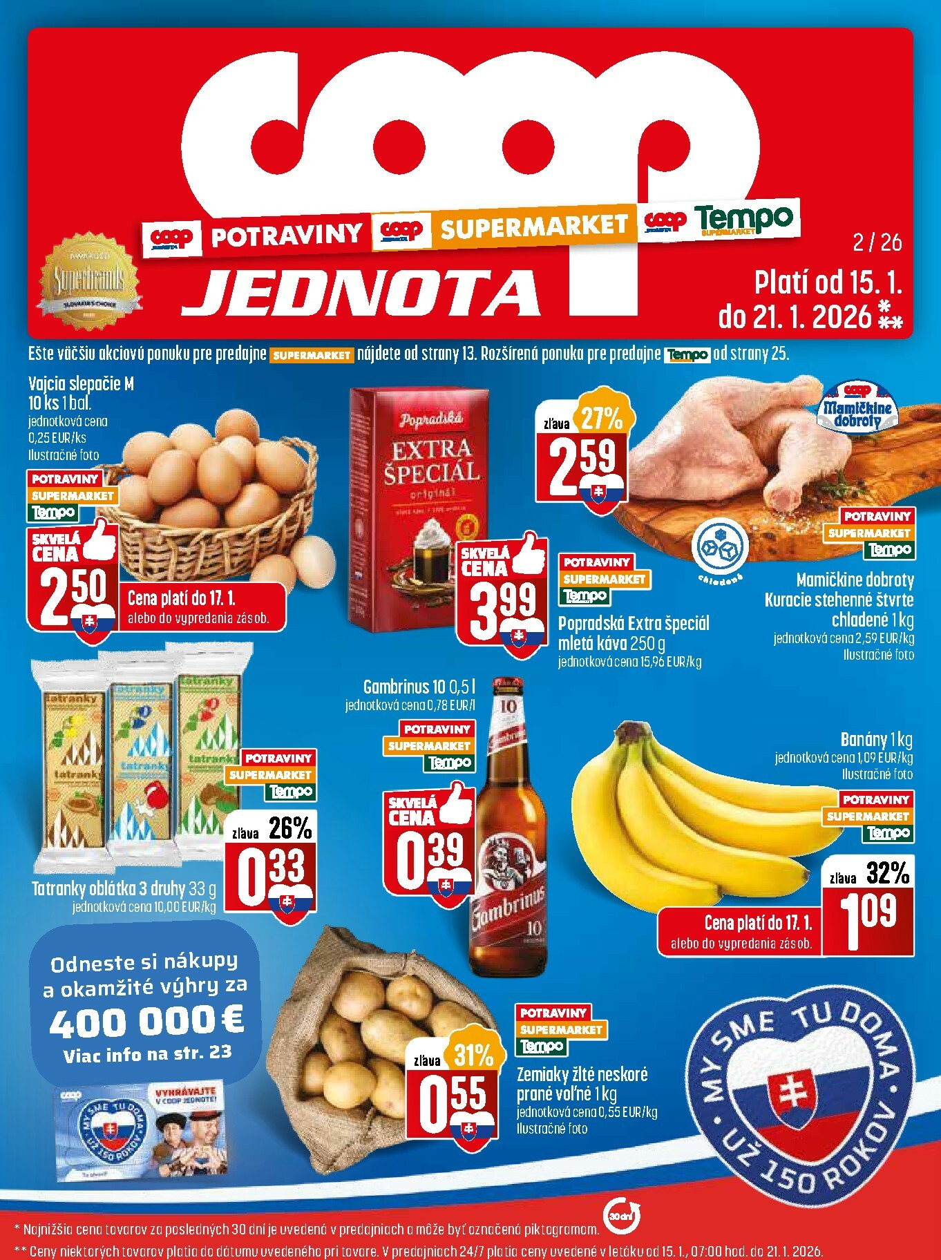 coop-jednota - Leták COOP Jednota platný od 15.01. do 21.01.