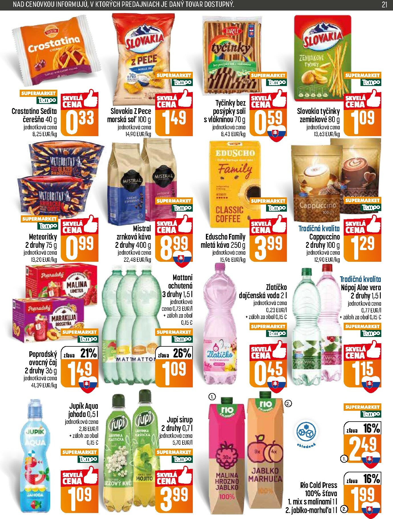 coop-jednota - Leták COOP Jednota platný od 22.01. do 28.01. - page: 21