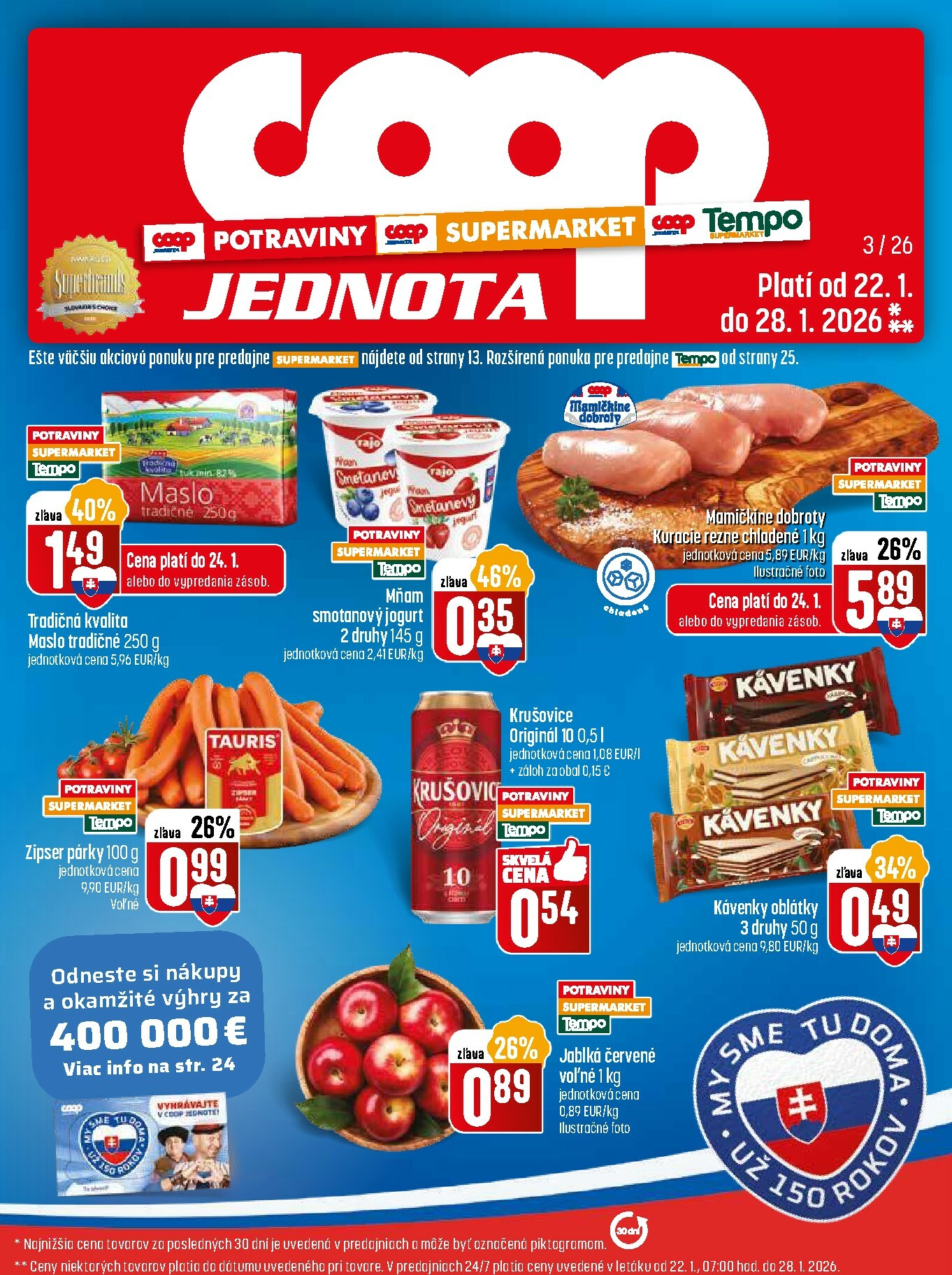 coop-jednota - Leták COOP Jednota platný od 22.01. do 28.01.
