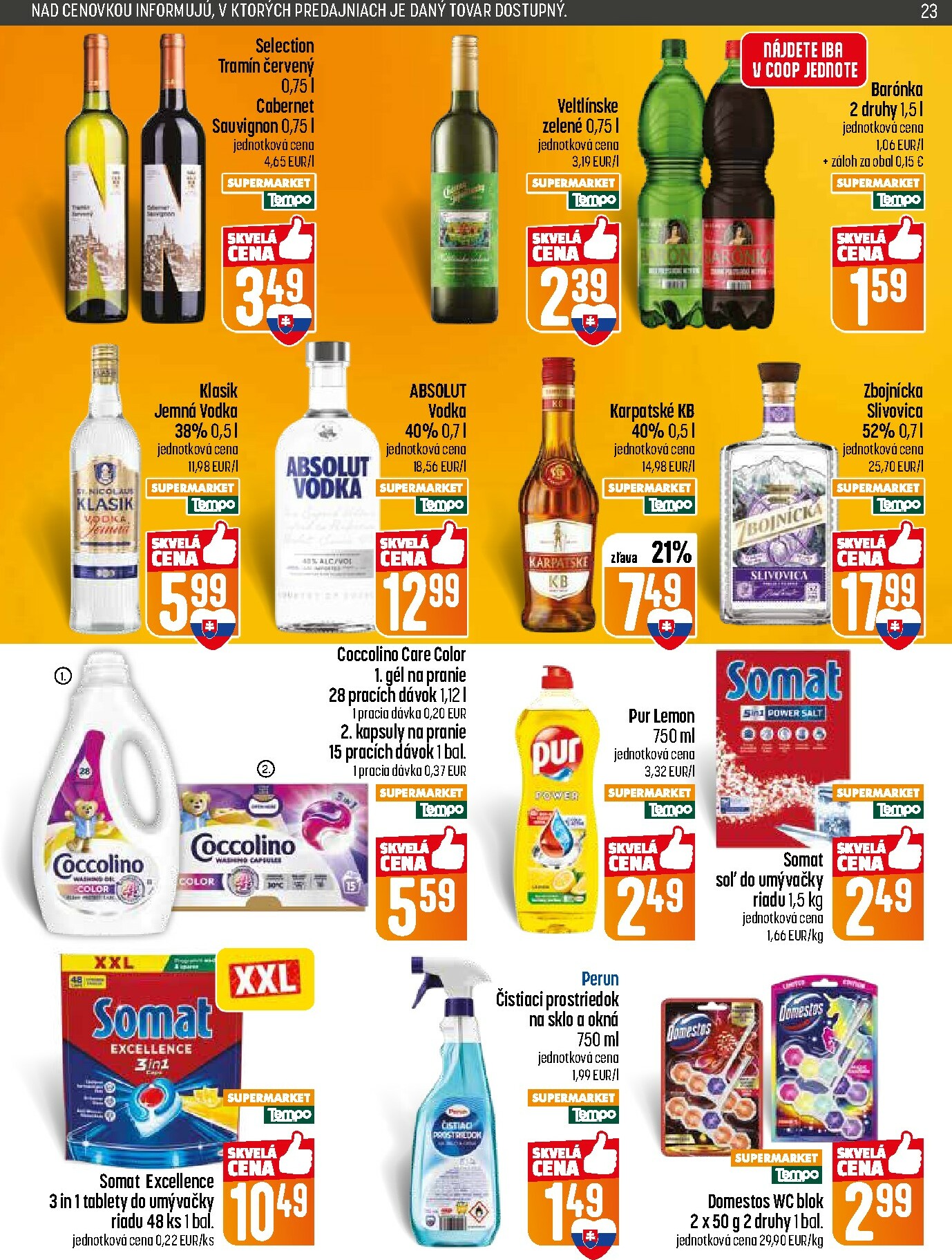 coop-jednota - Leták COOP Jednota platný od 29.01. do 04.02. - page: 23