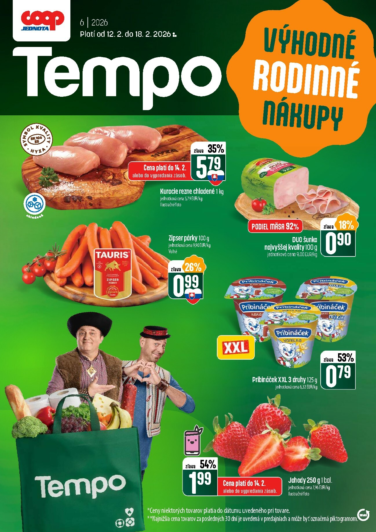 coop-jednota - Leták COOP Jednota - Tempo platný od 12.02.2026 do 18.02.2026