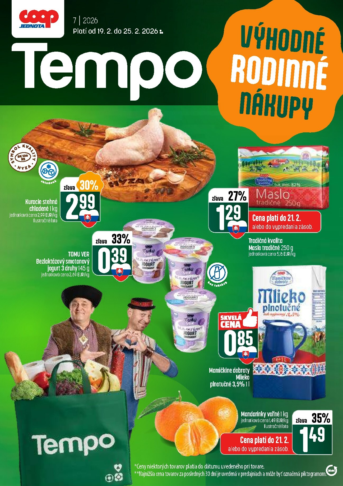 coop-jednota - Leták COOP Jednota - Tempo platný od 19.02.2026 do 25.02.2026