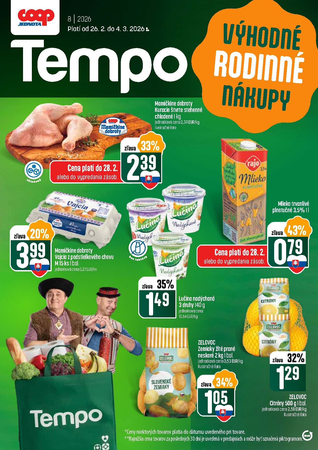 coop-jednota - Leták COOP Jednota - Tempo platný od 26.02.2026 do 04.03.2026
