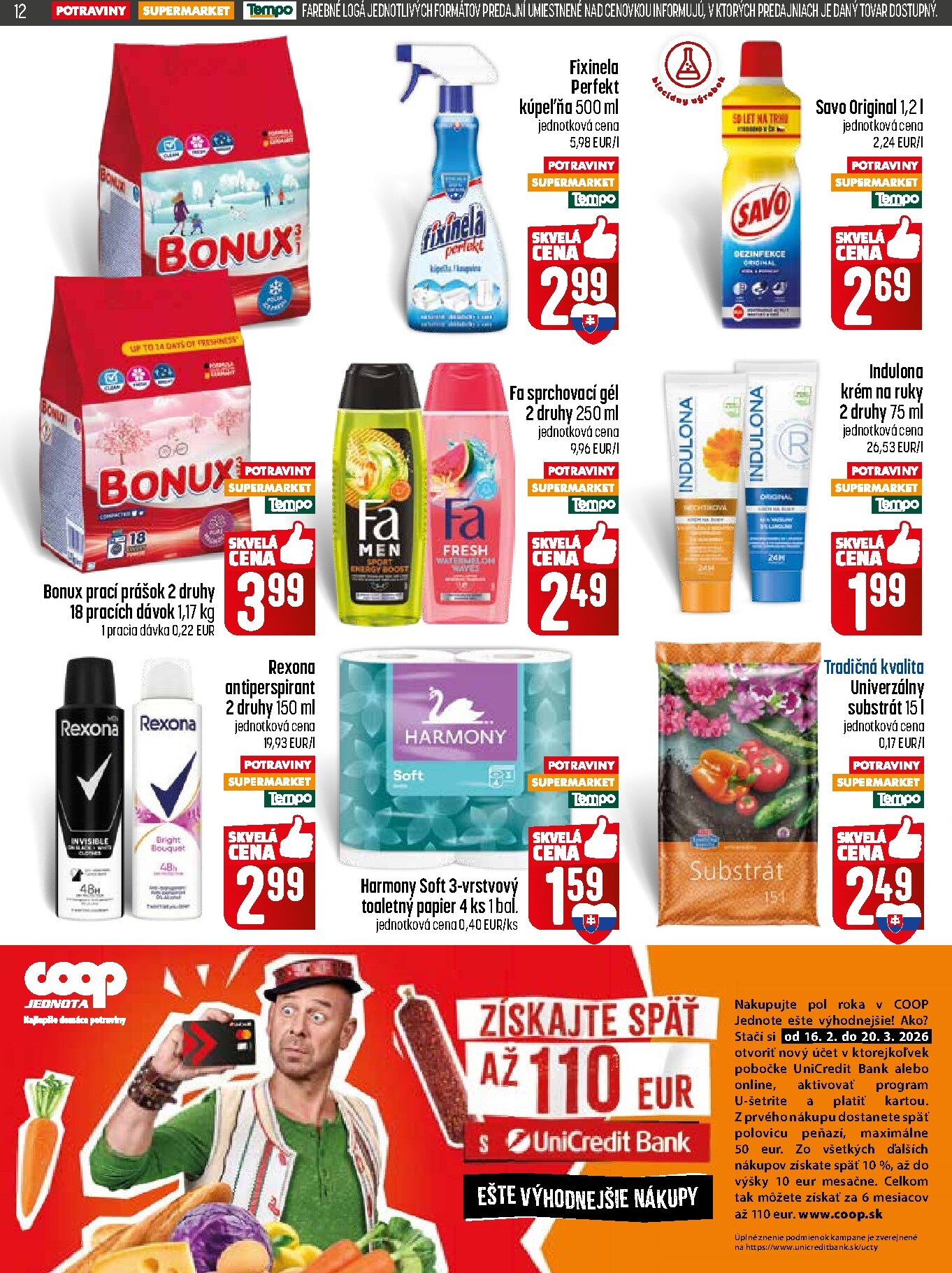 coop-jednota - Leták COOP Jednota platný od 26.02.2026 do 04.03.2026 - page: 12