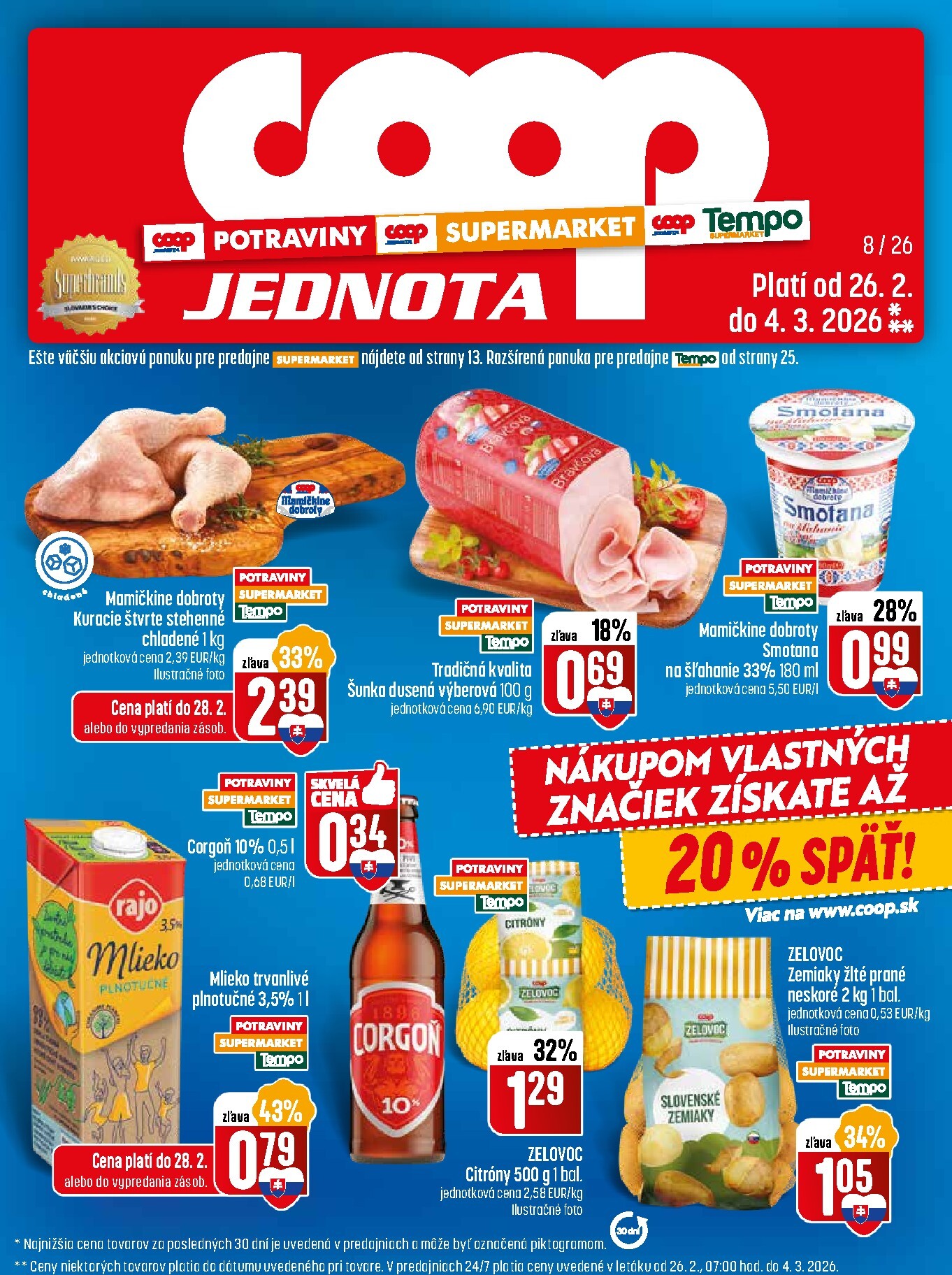 coop-jednota - Leták COOP Jednota platný od 26.02.2026 do 04.03.2026