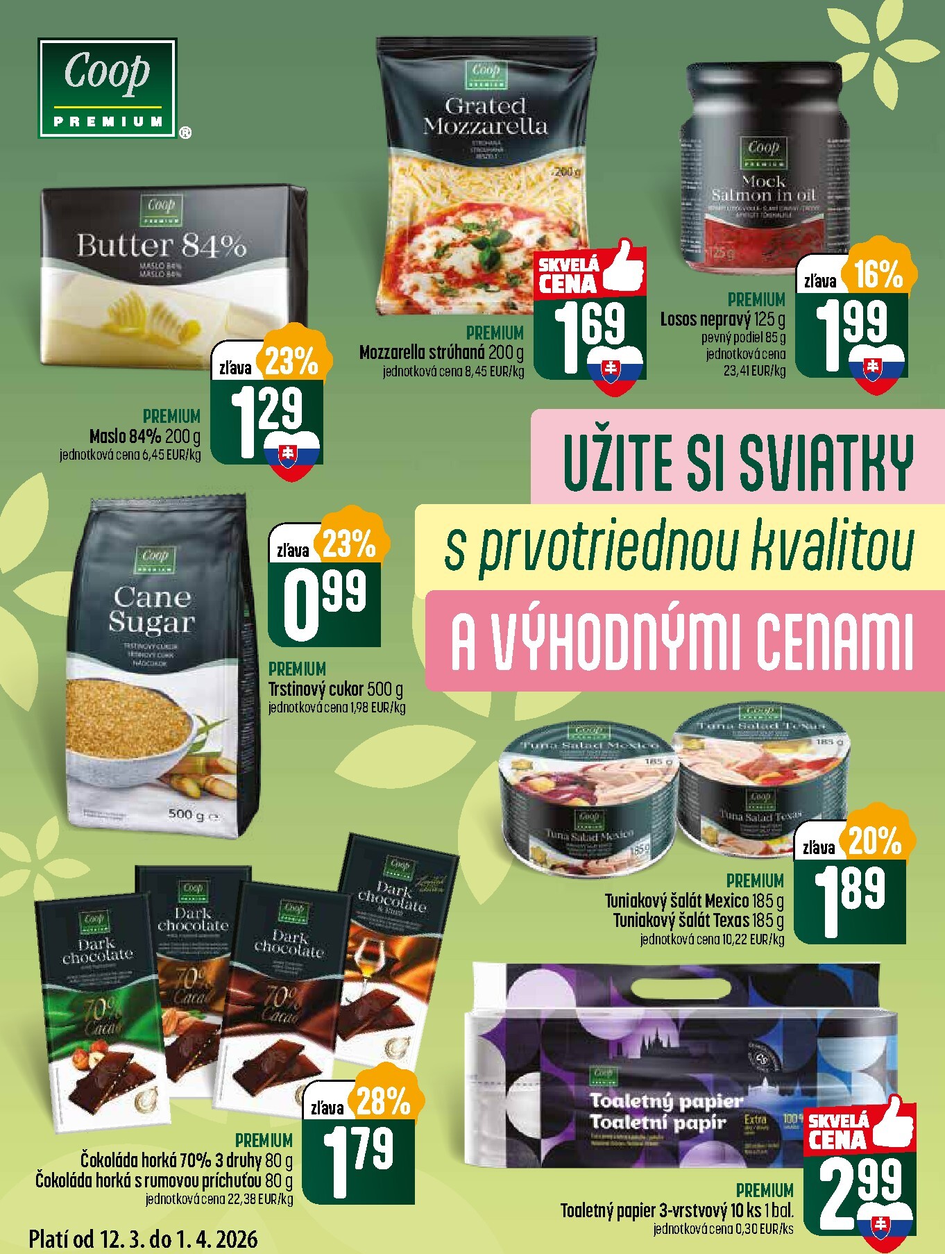 coop-jednota - Leták COOP Jednota - Premium platný od 12.03.2026 do 01.04.2026 - page: 8