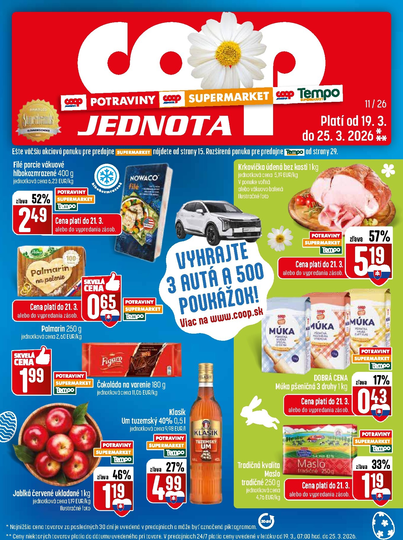 coop-jednota - Leták COOP Jednota - Tempo platný od 19.03.2026 do 25.03.2026 - page: 1