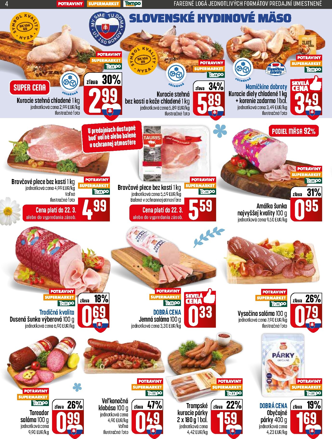 coop-jednota - Leták COOP Jednota - Tempo platný od 19.03.2026 do 25.03.2026 - page: 4