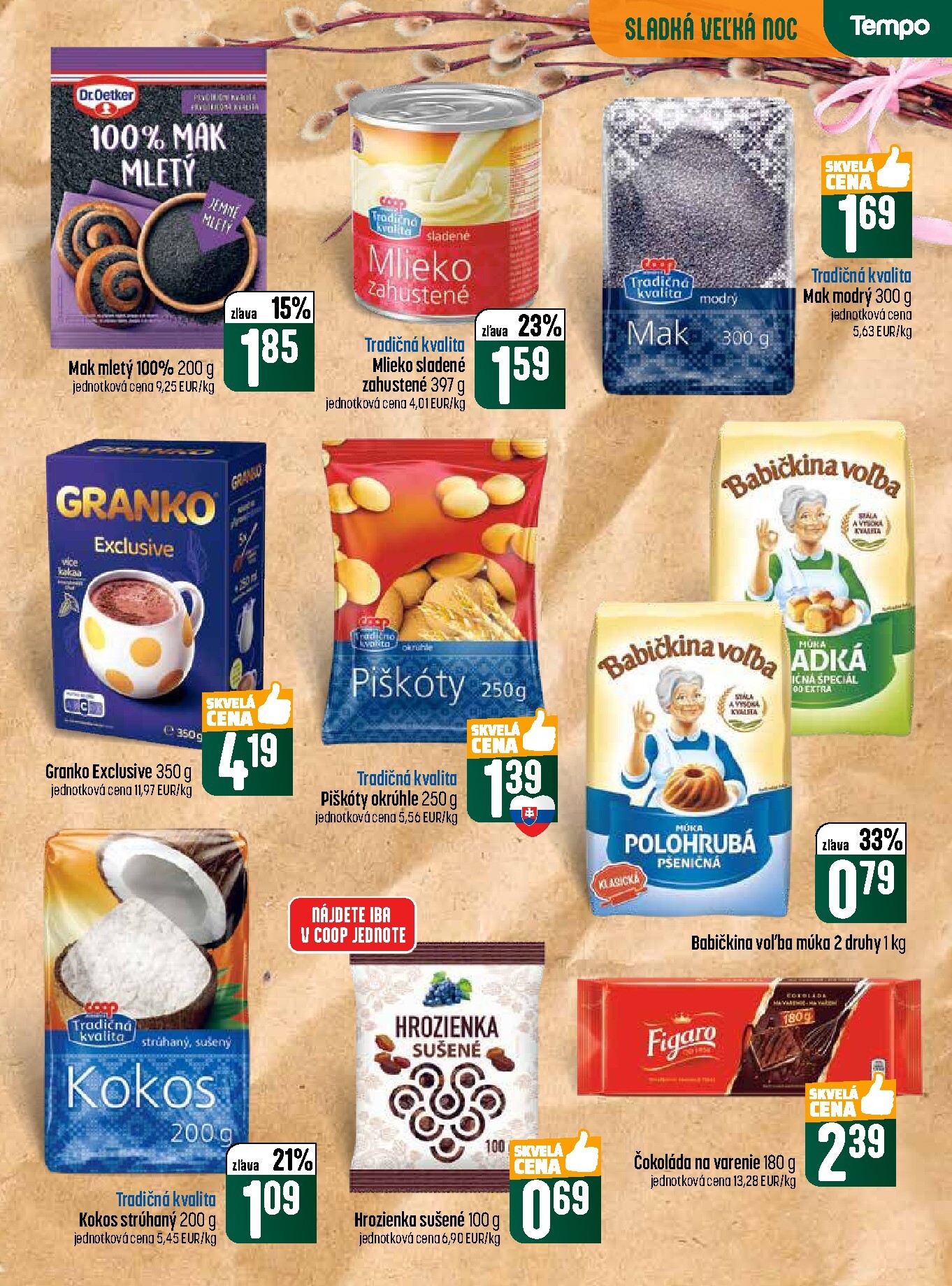 coop-jednota - Leták COOP Jednota - Tempo platný od 26.03.2026 do 01.04.2026 - page: 15