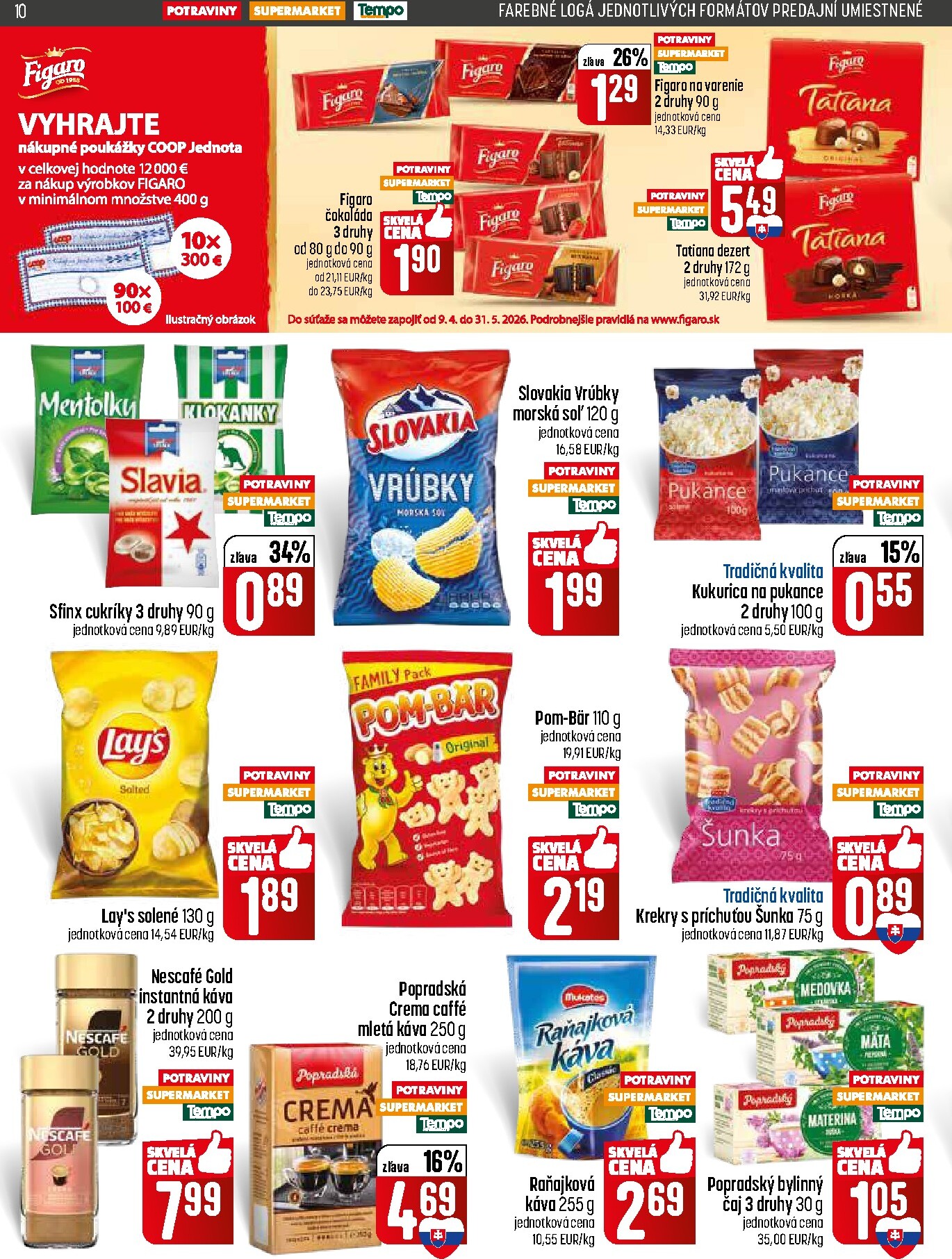 coop-jednota - Nový leták COOP Jednota platný od štvrtka, 09.04.2026 do stredy, 15.04.2026 - page: 10