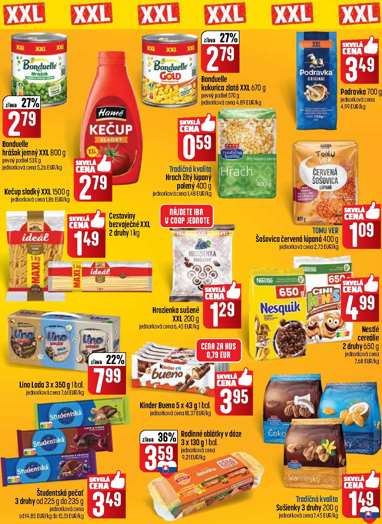 coop-jednota - Nový leták COOP Jednota - XXL nákup platný od štvrtka, 16.04.2026 do stredy, 06.05.2026 - page: 5