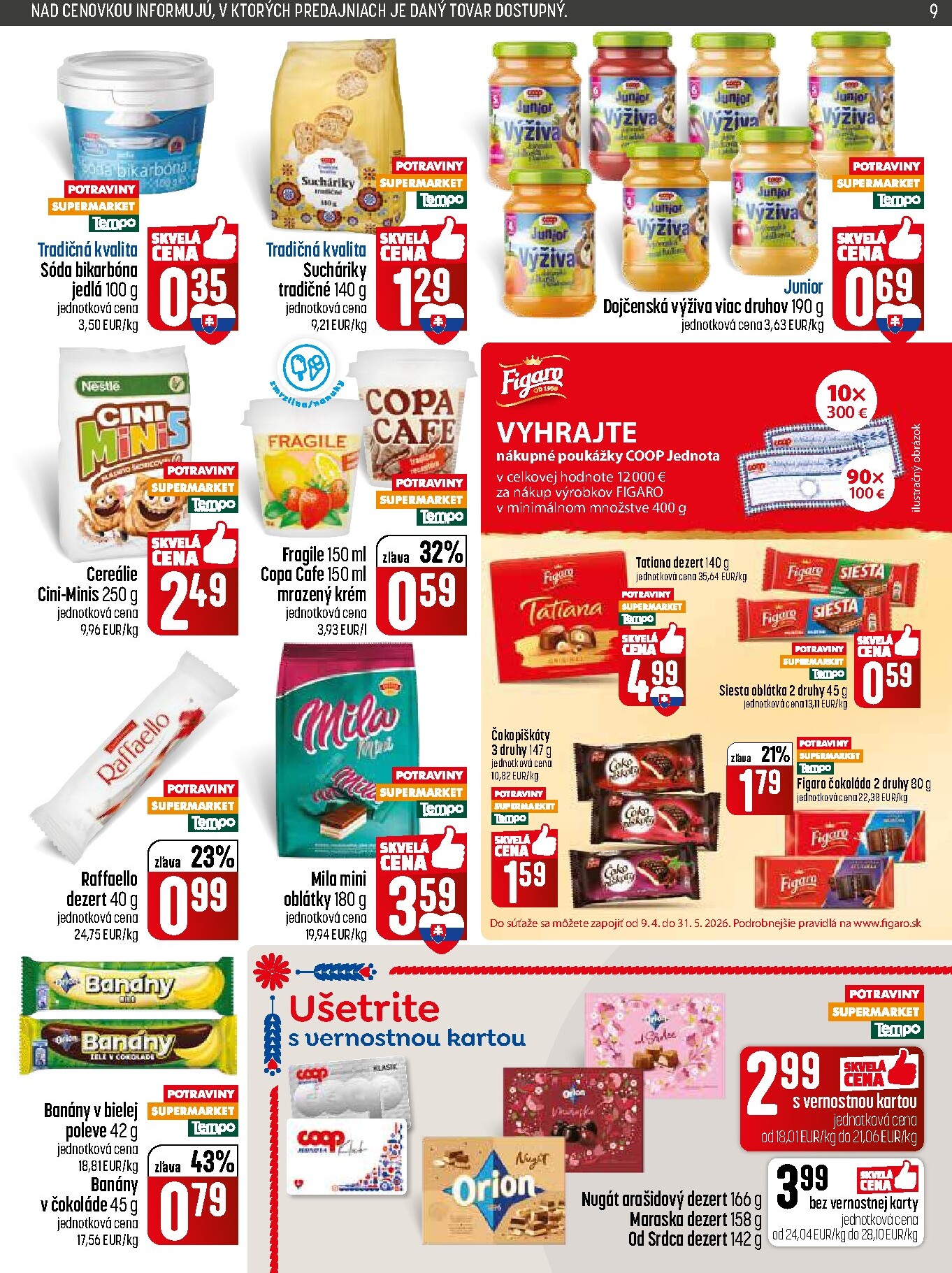 coop-jednota - Nový leták COOP Jednota od štvrtka, 07.05.2026 do stredy, 13.05.2026 - page: 9