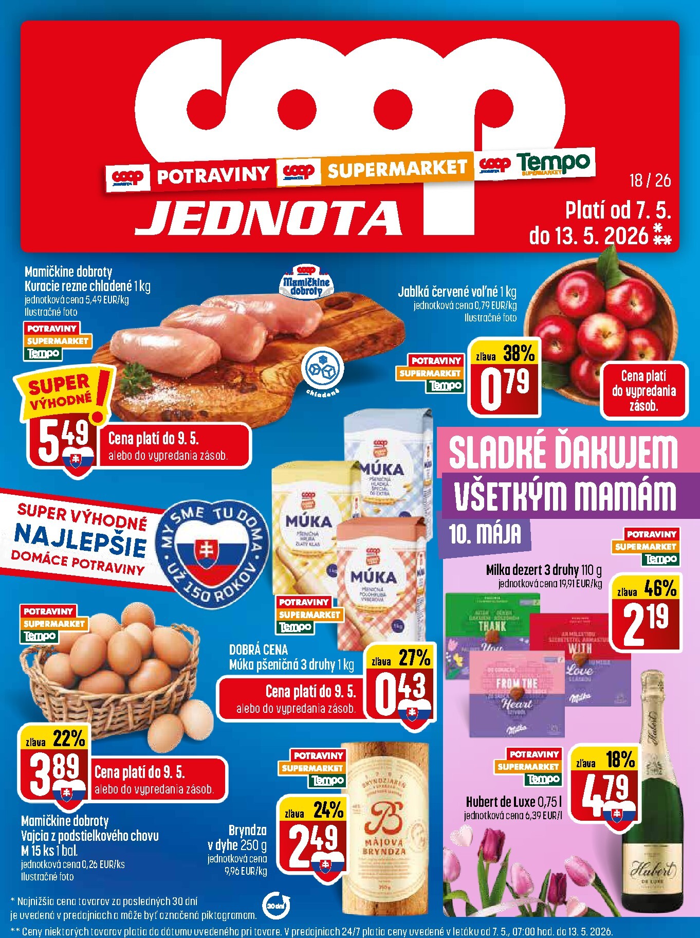 coop-jednota - Nový leták COOP Jednota od štvrtka, 07.05.2026 do stredy, 13.05.2026 - page: 1