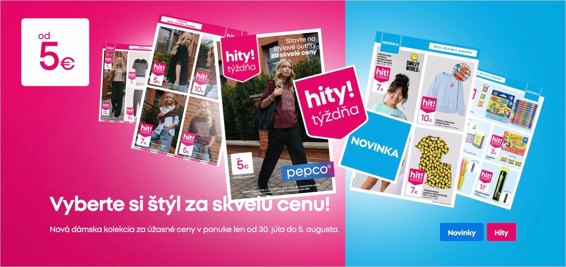 pepco - Aktuálny Pepco leták od štvrtka, 30.07.2026 do stredy, 05.08.2026 - page: 1