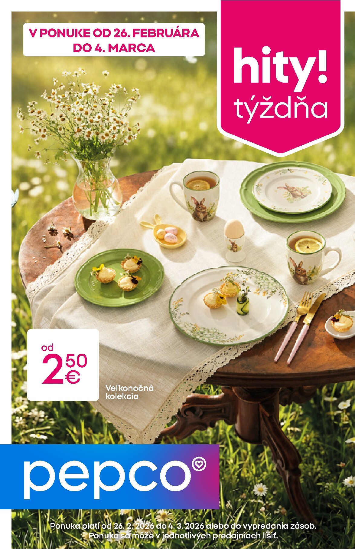 pepco - Leták Pepco platný od 26.02.2026 do 04.03.2026