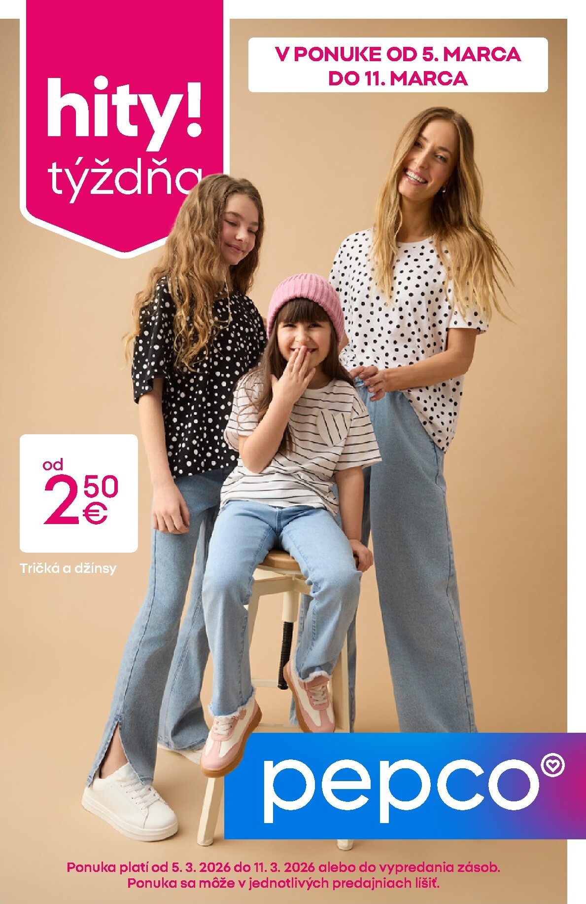 pepco - Leták Pepco platný od 05.03.2026 do 11.03.2026