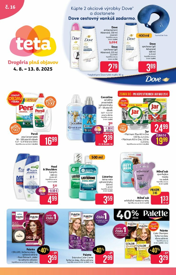 teta-drogerie - Leták Teta drogerie platný od 04.08. do 13.08.