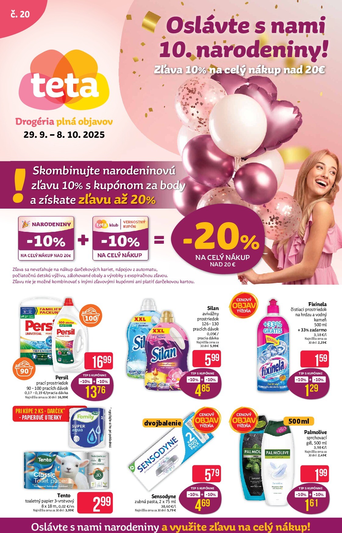 teta-drogerie - Leták Teta drogerie platný od 29.09. do 08.10.